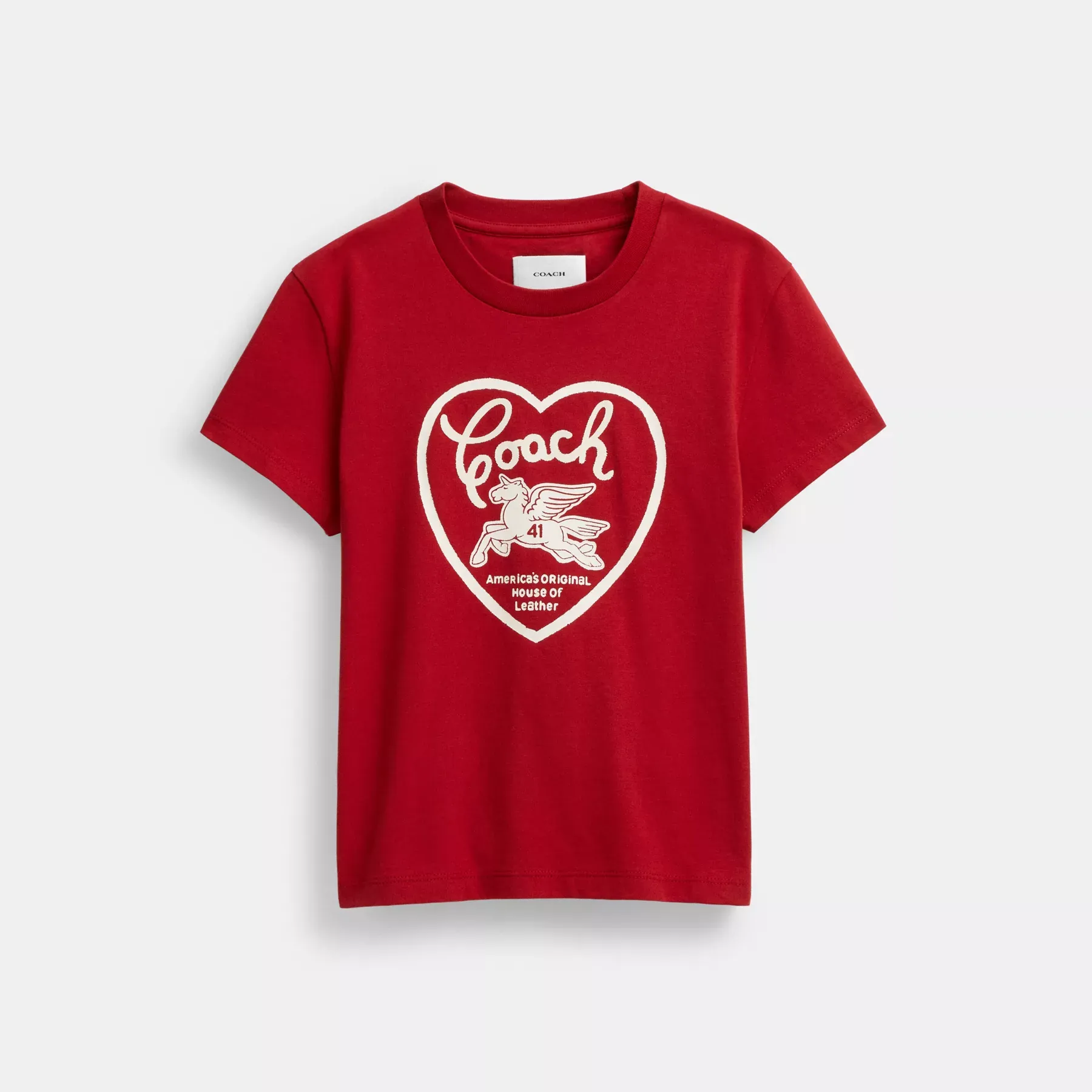 90s Heart T-Shirt In Organic Cotton