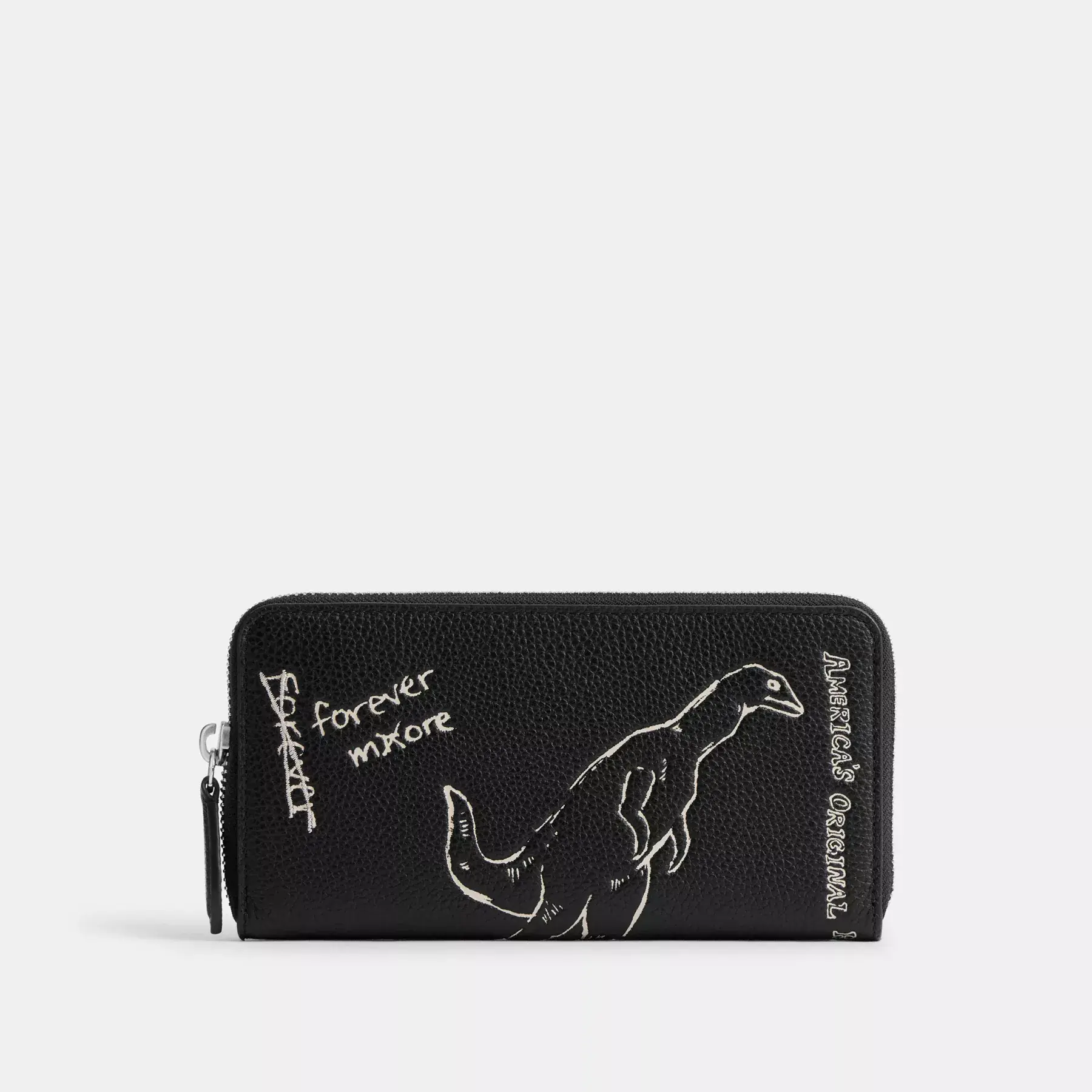 Accordion Wallet With Sketch Print