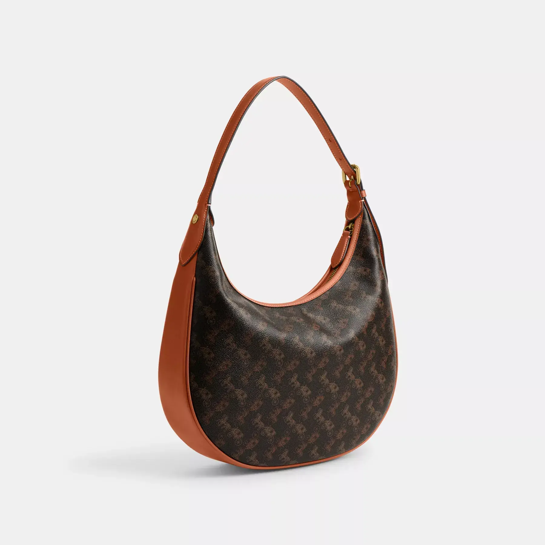 Ace Hobo Bag With Horse And Carriage Print