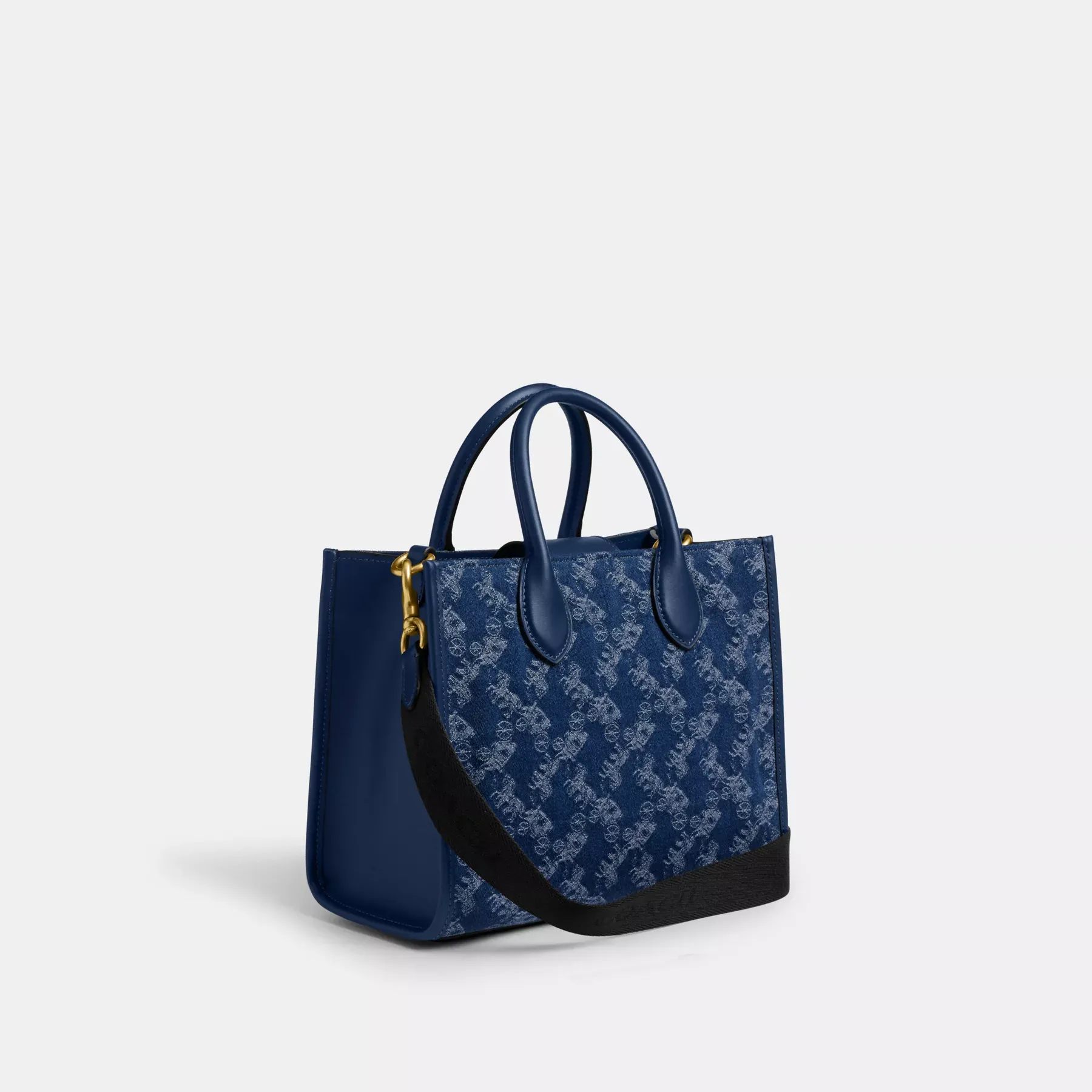 Ace Tote Bag 26 With Horse And Carriage Print