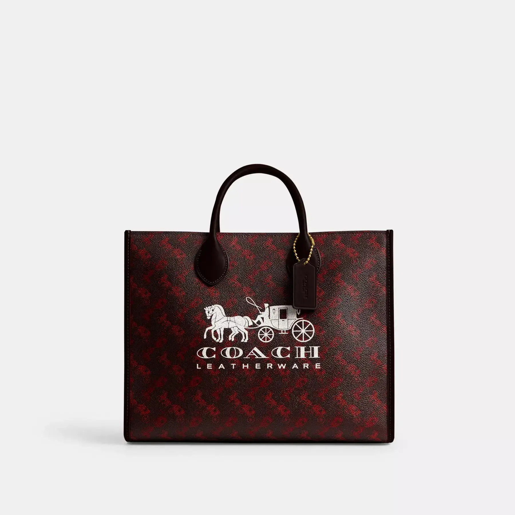 Ace Tote Bag 35 With Horse And Carriage Print