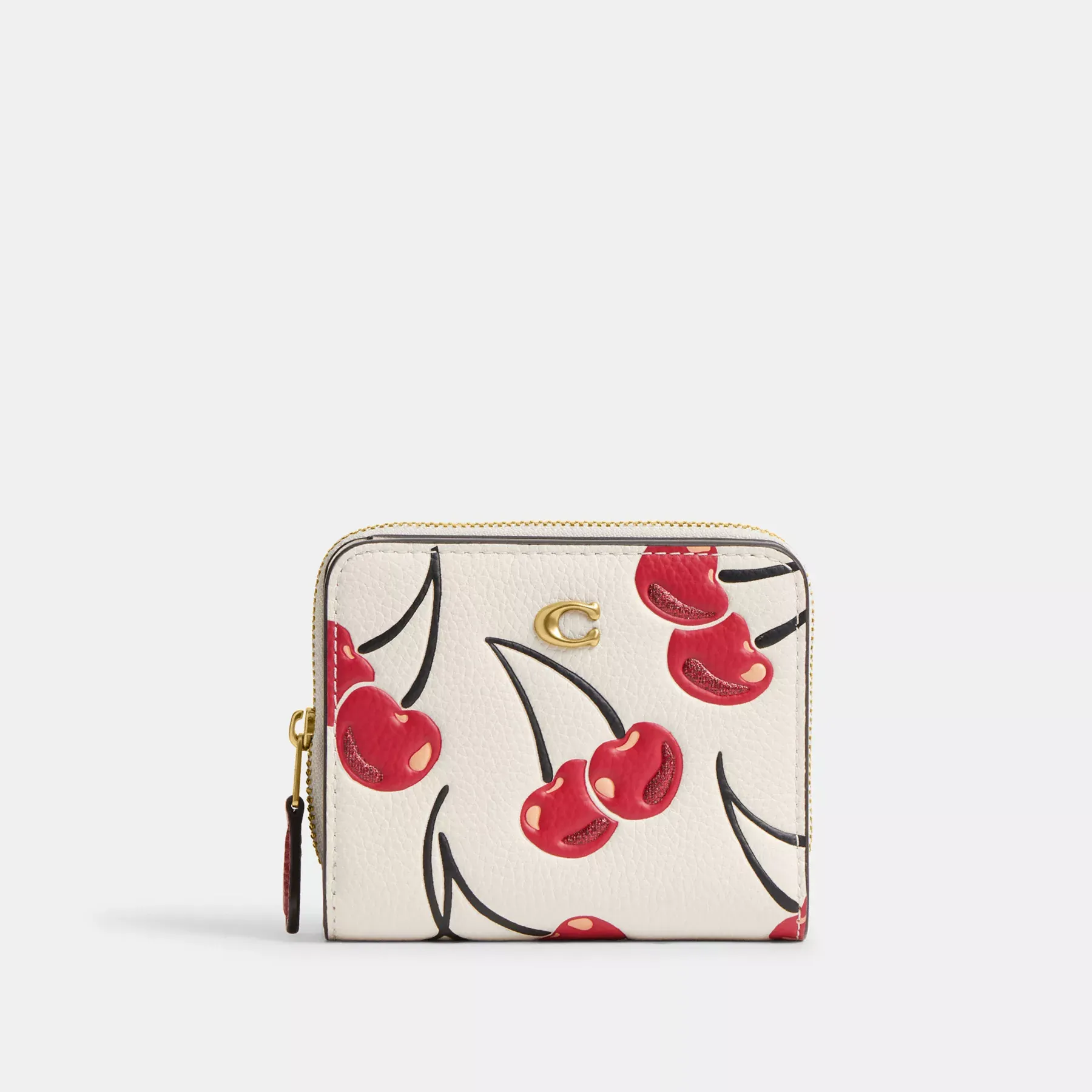 Billfold Wallet With Cherry Print