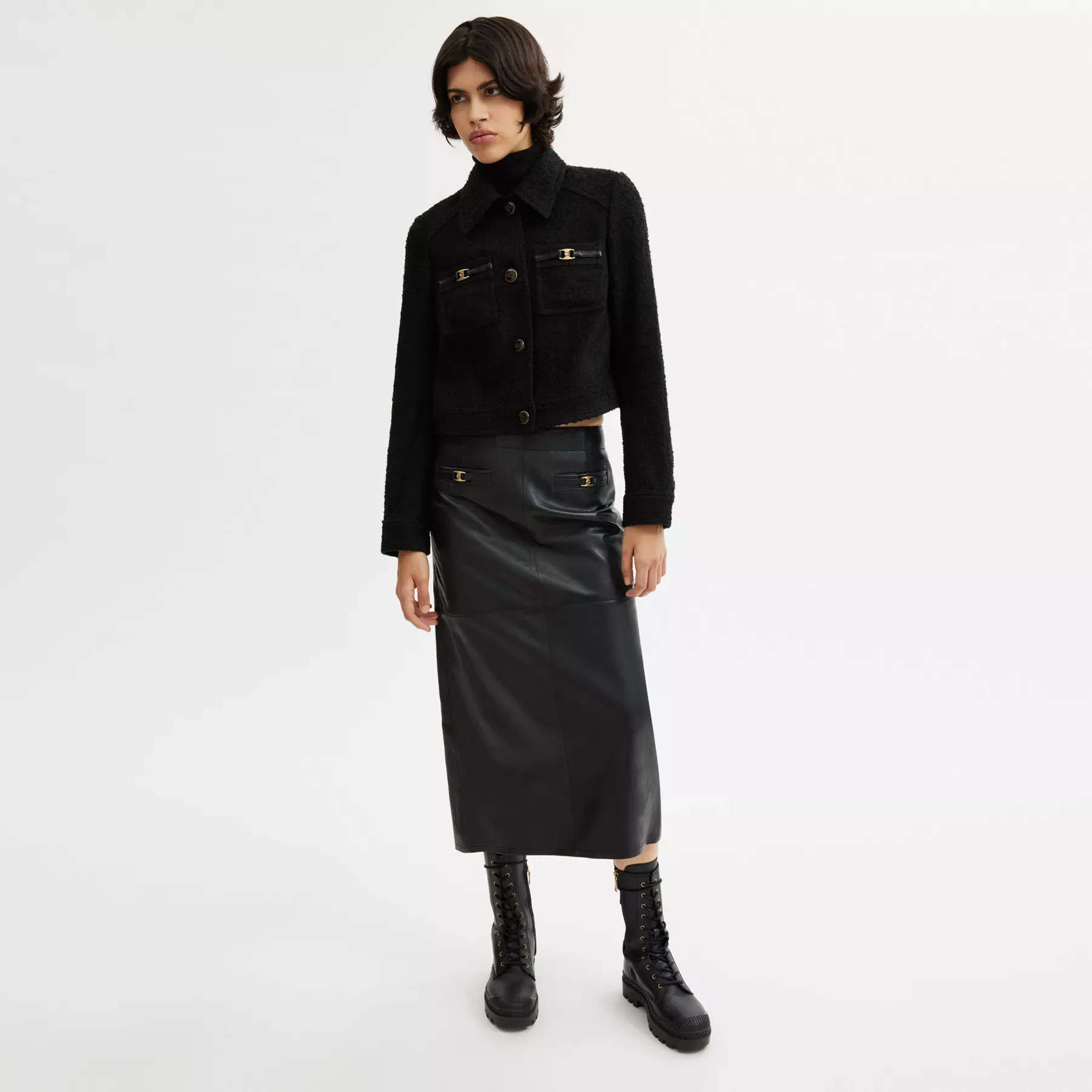 Boucle Shrunken Jacket