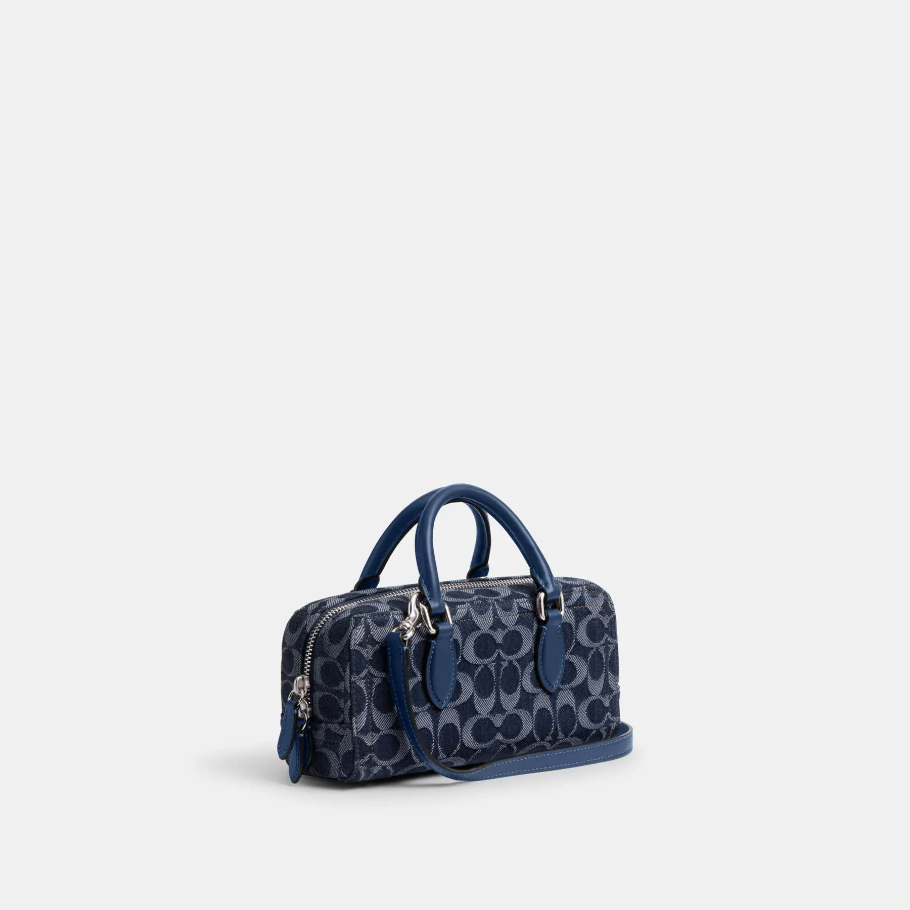 Bowery Satchel 22 In Signature Denim