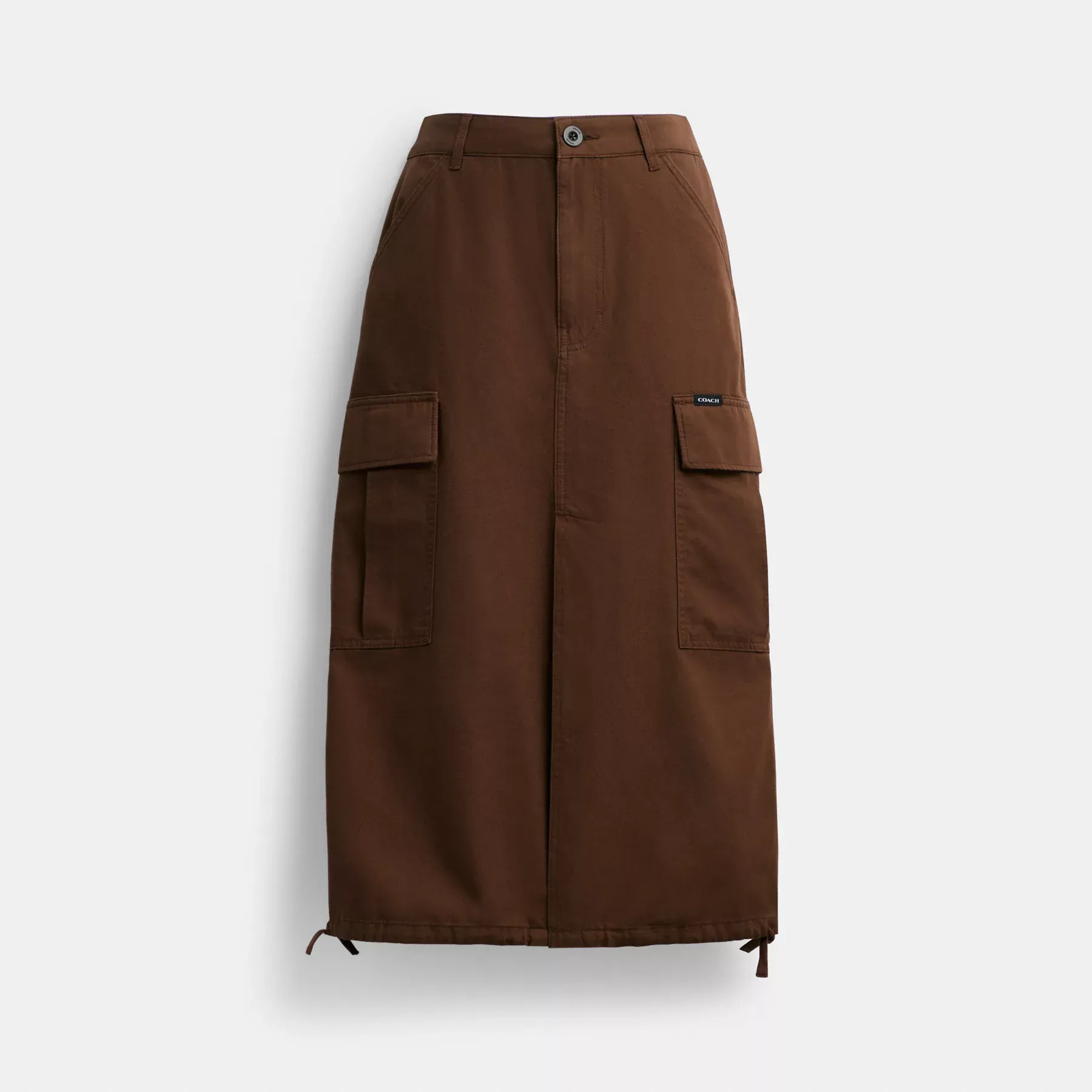 Cargo Maxi Skirt In Organic Cotton