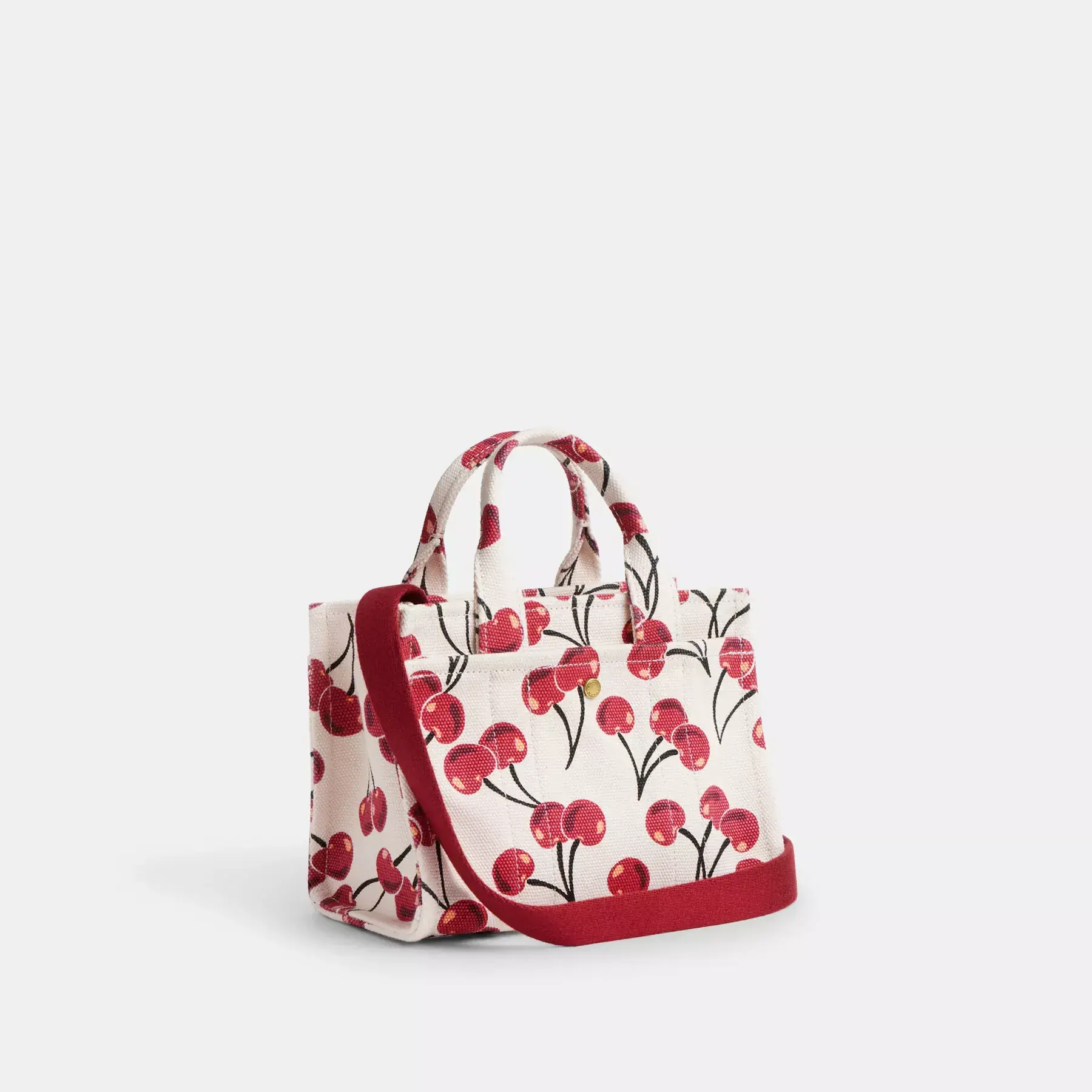 Cargo Tote Bag 20 With Cherry Print