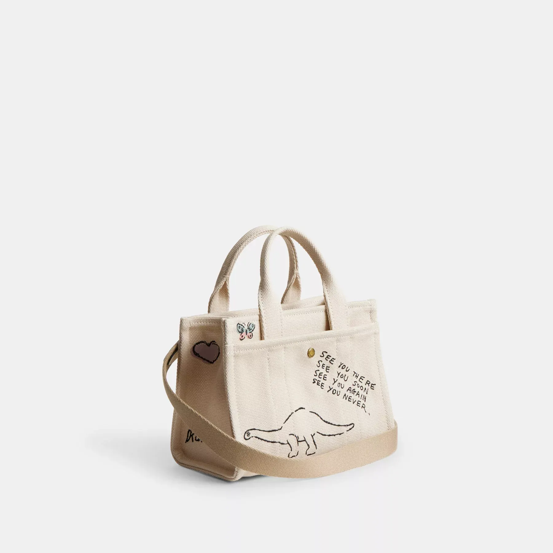 Cargo Tote Bag 20 With Sketch Print