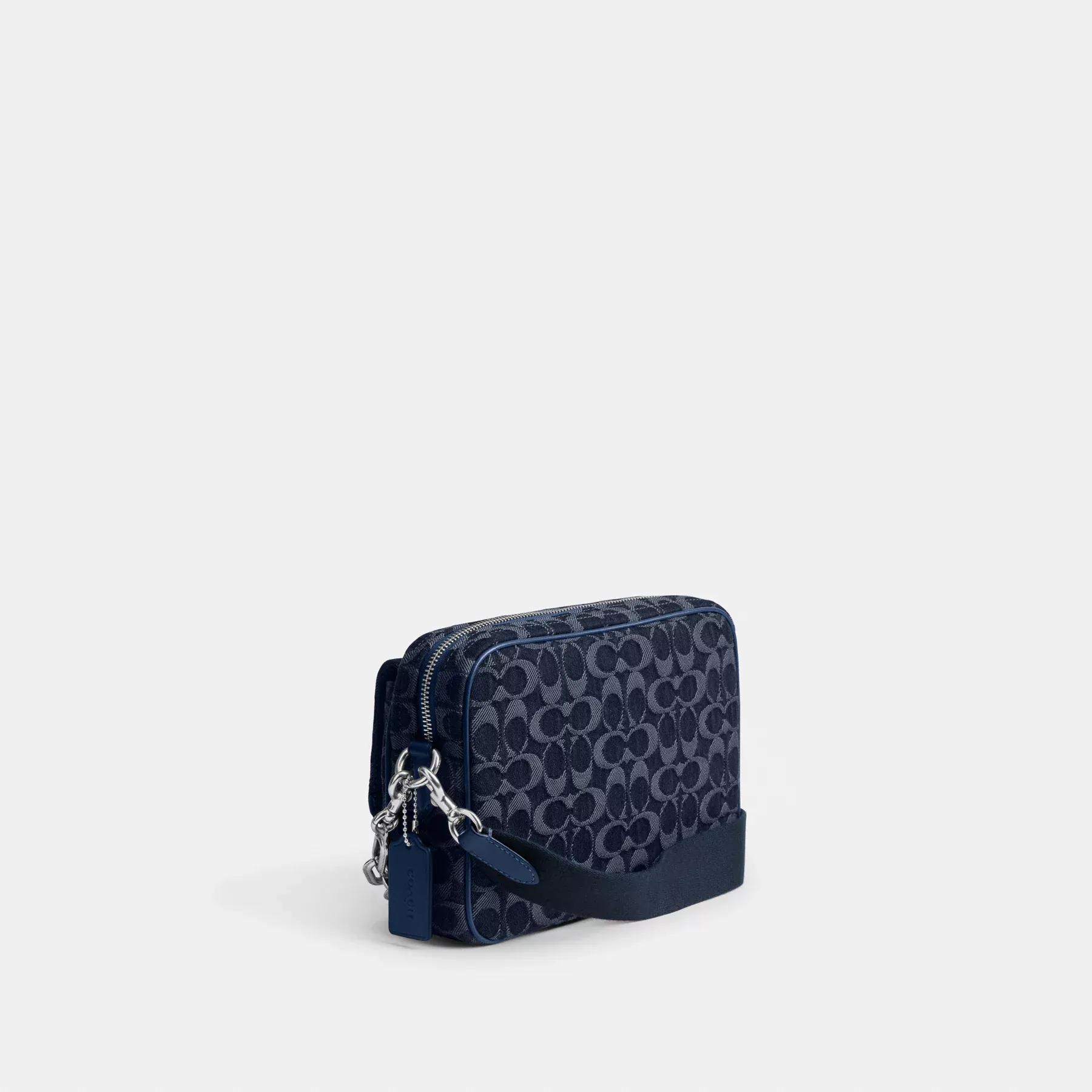 Charter Flap Crossbody Bag 24 In Signature Denim