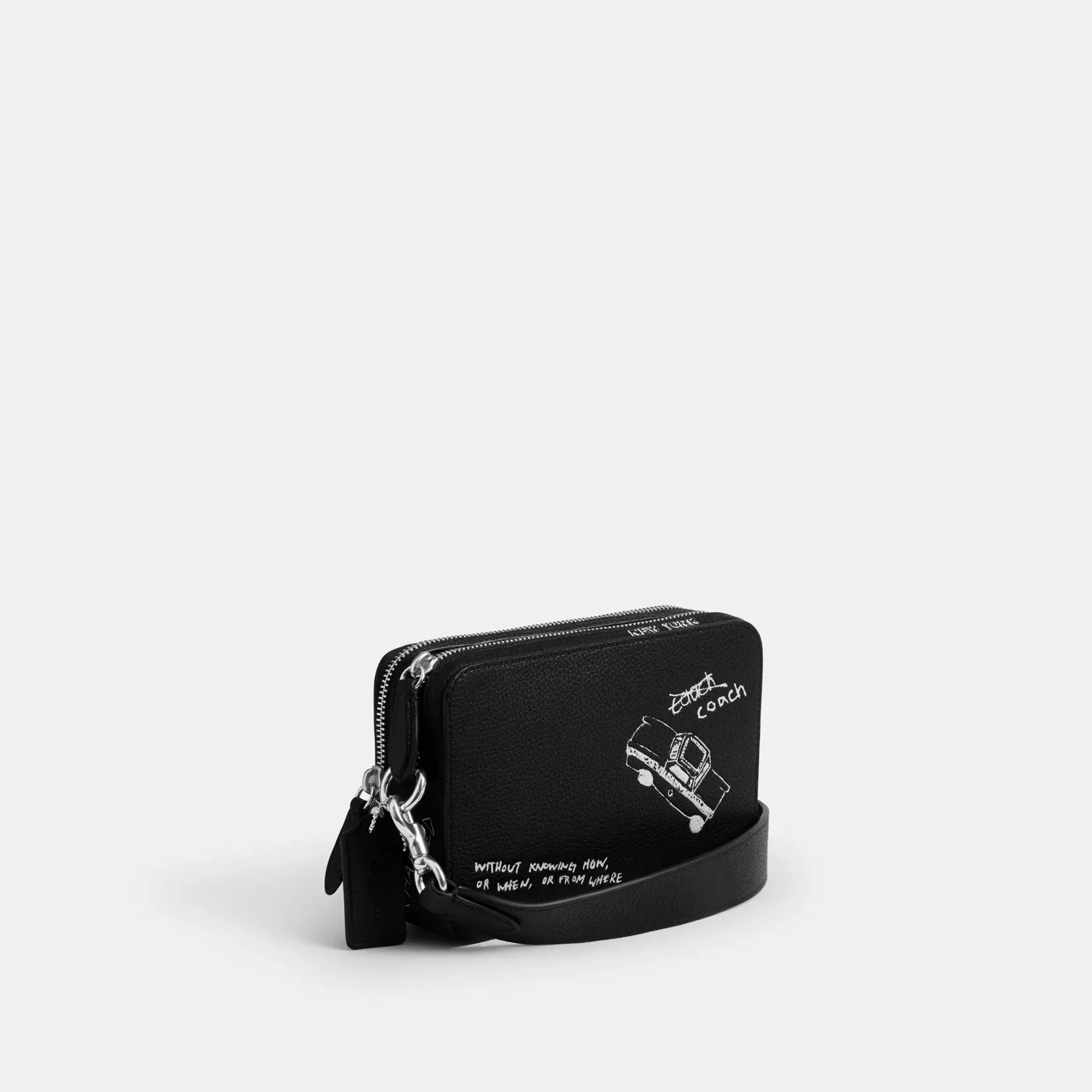 Charter Slim Crossbody Bag With Sketch Print