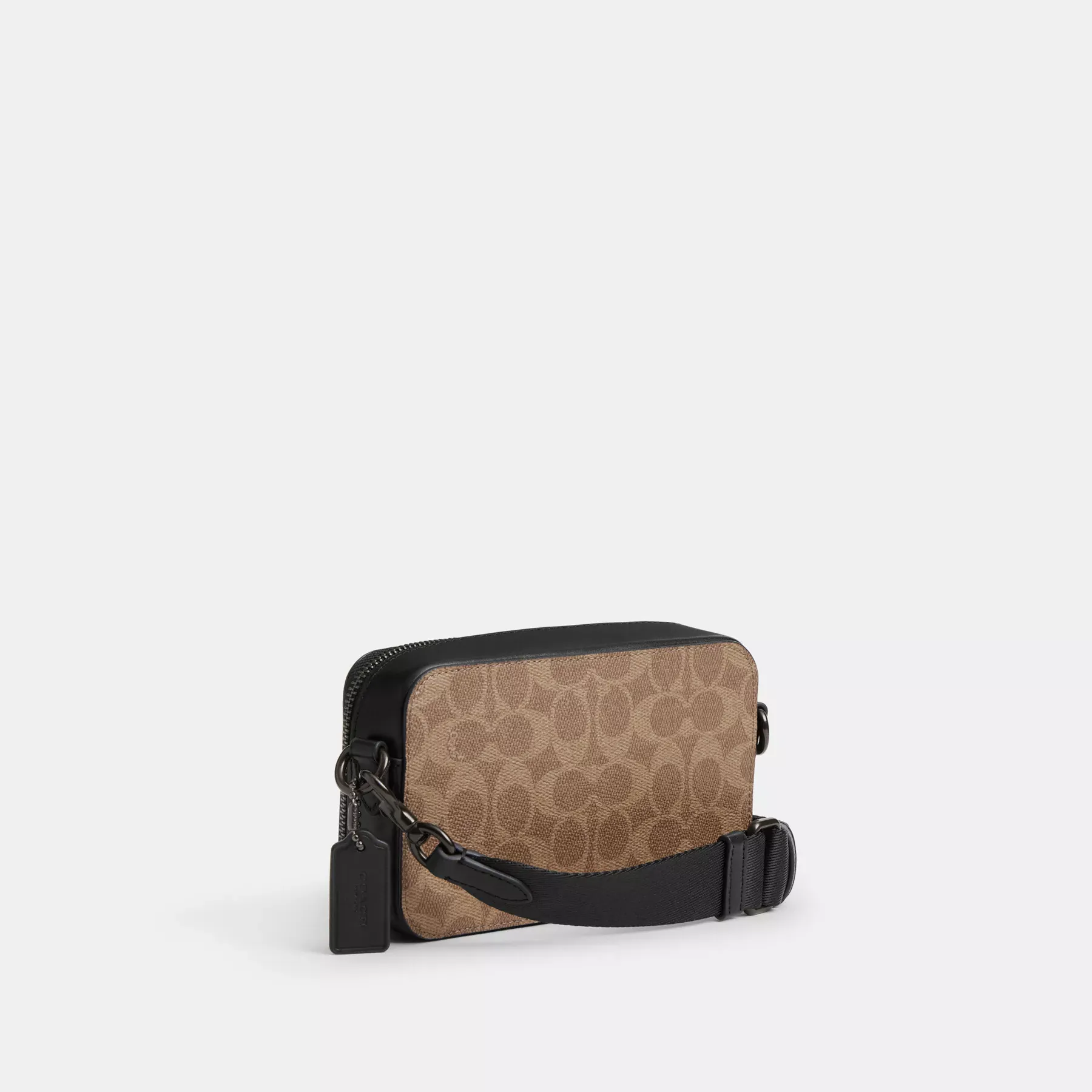 Charter Slim Crossbody In Signature Canvas With Coach Graphic