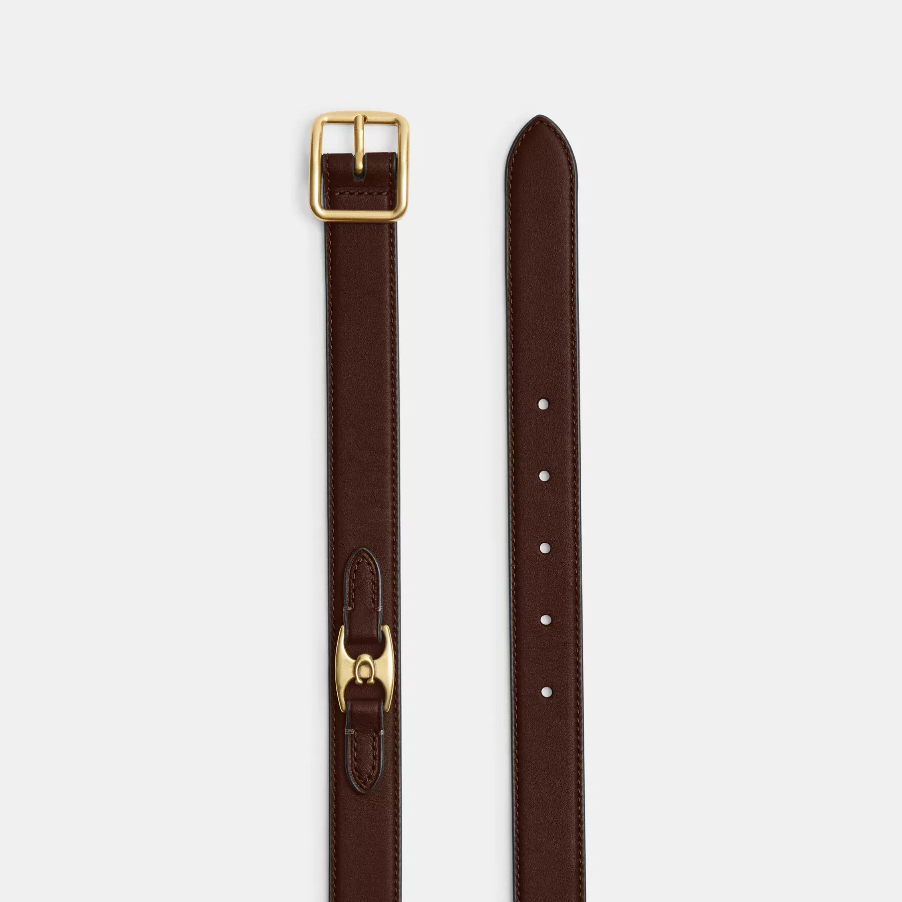 Classic Buckle Belt With Hip Detail, 25mm