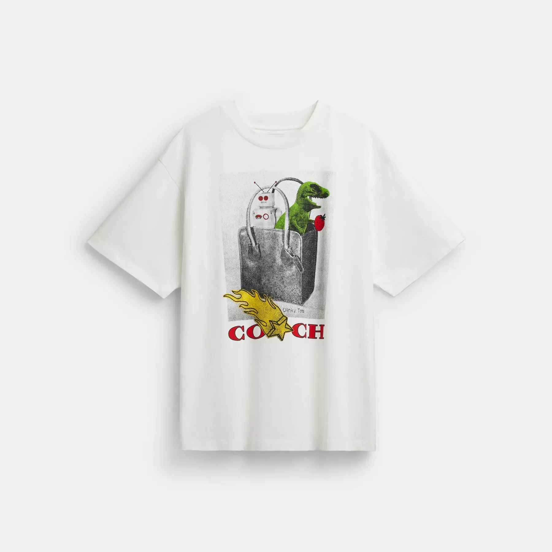 Collage Relaxed T-Shirt In Organic Cotton