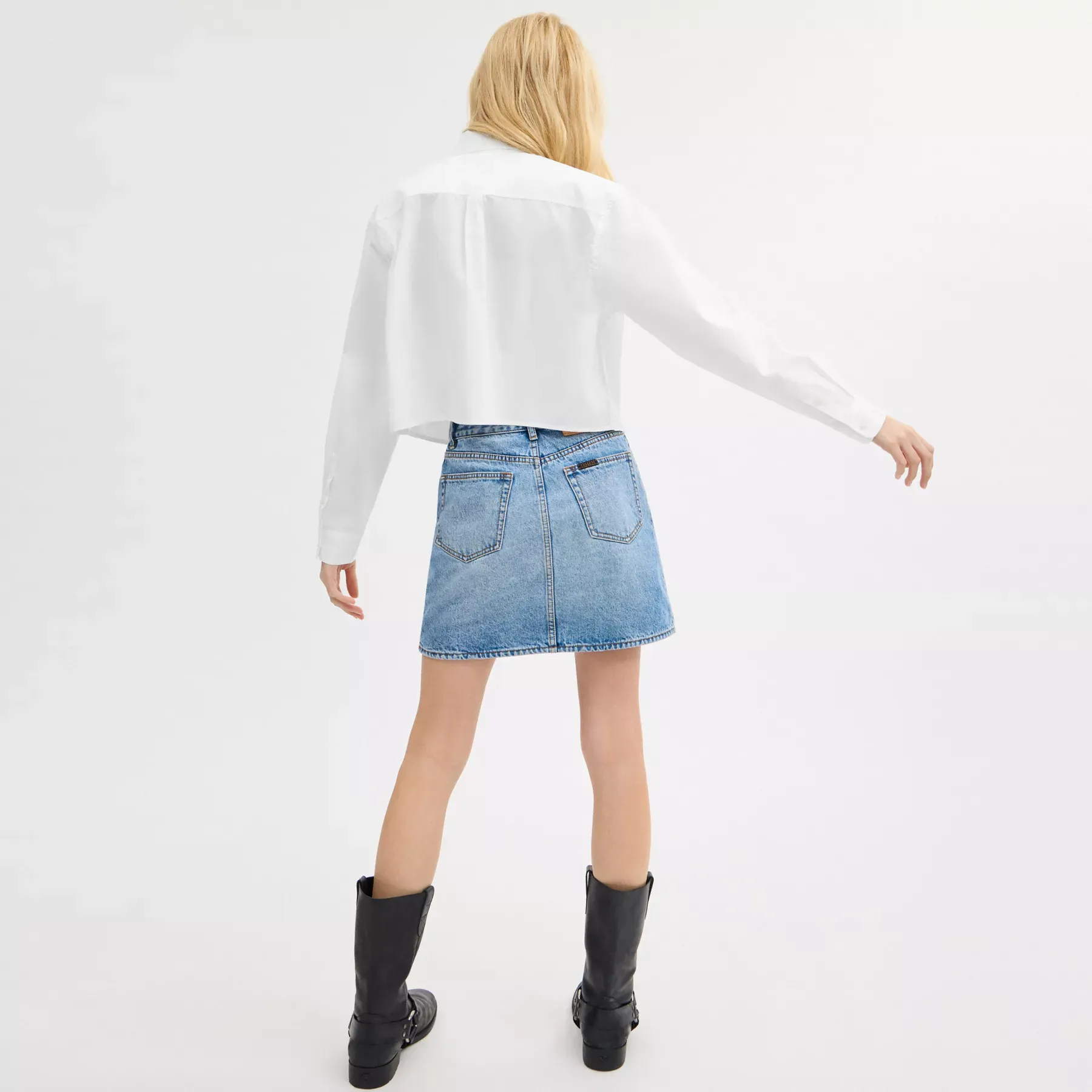 Cropped Button Up Shirt Cropped Button Up Shirt