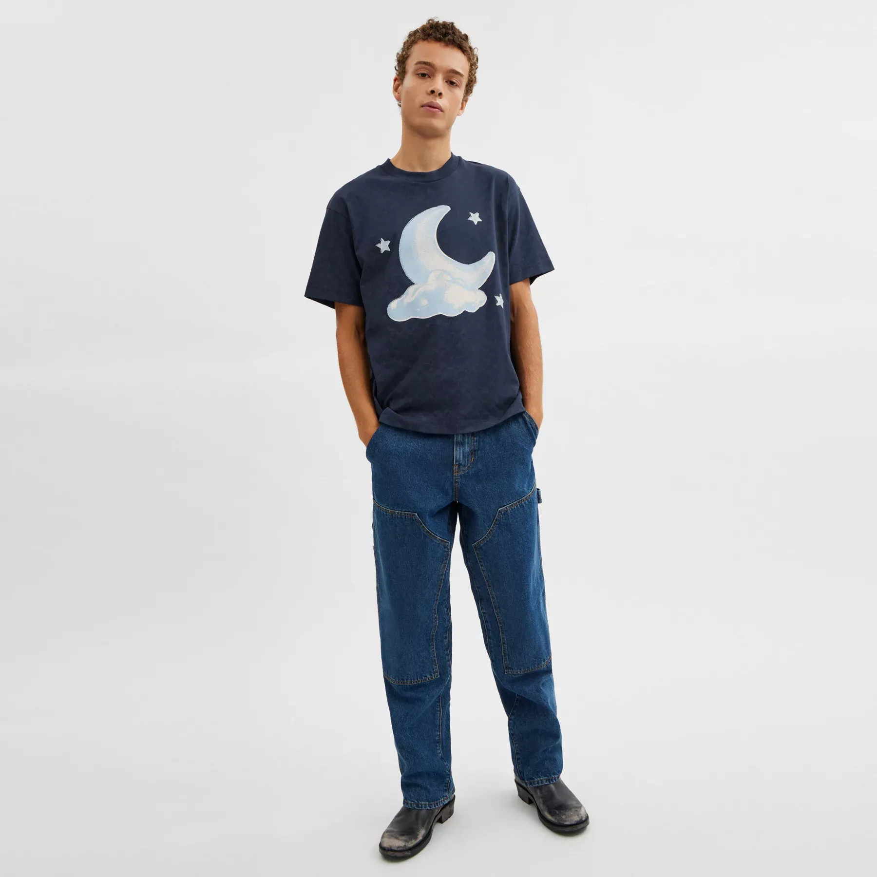 Denim Carpenter Pants