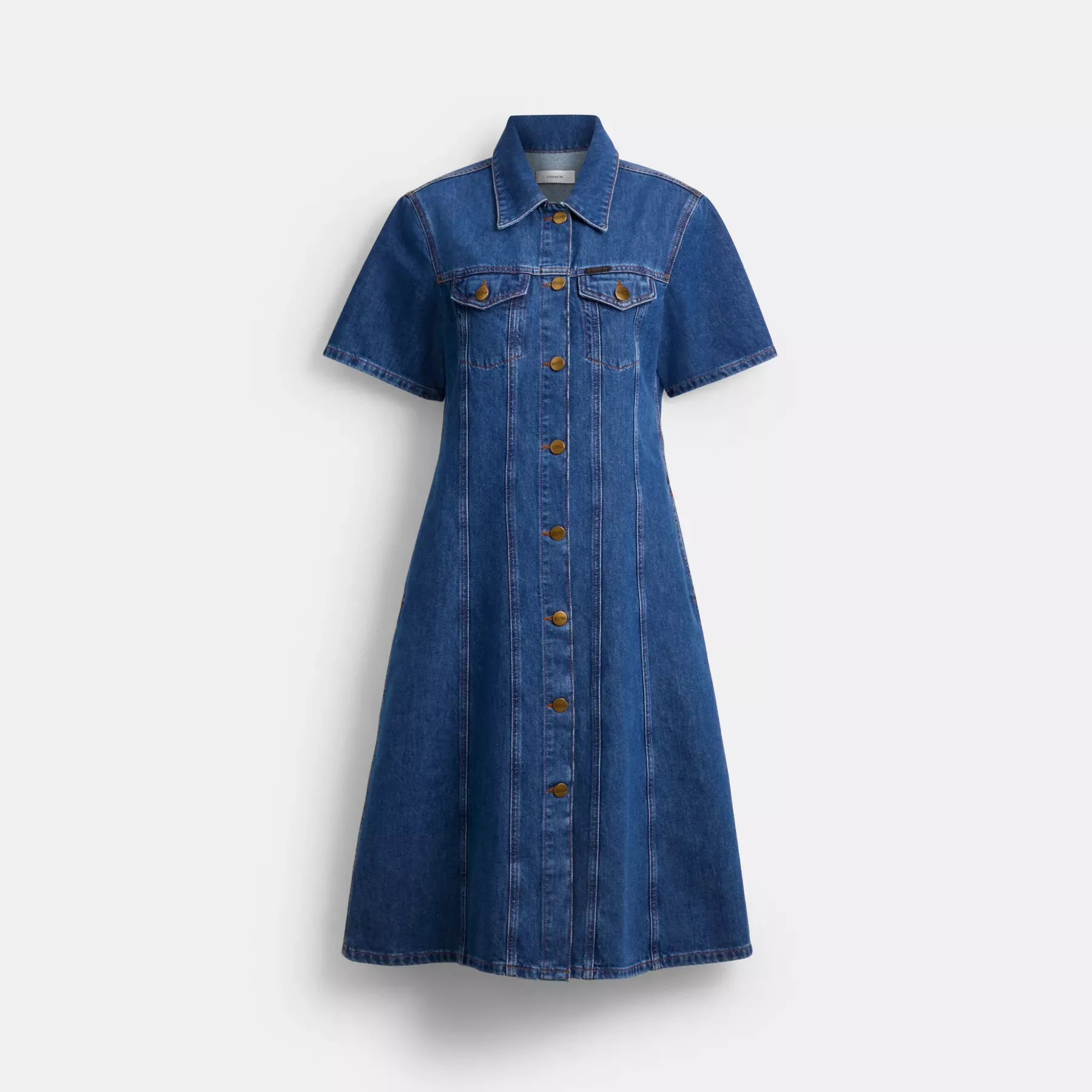 Denim Midi Dress