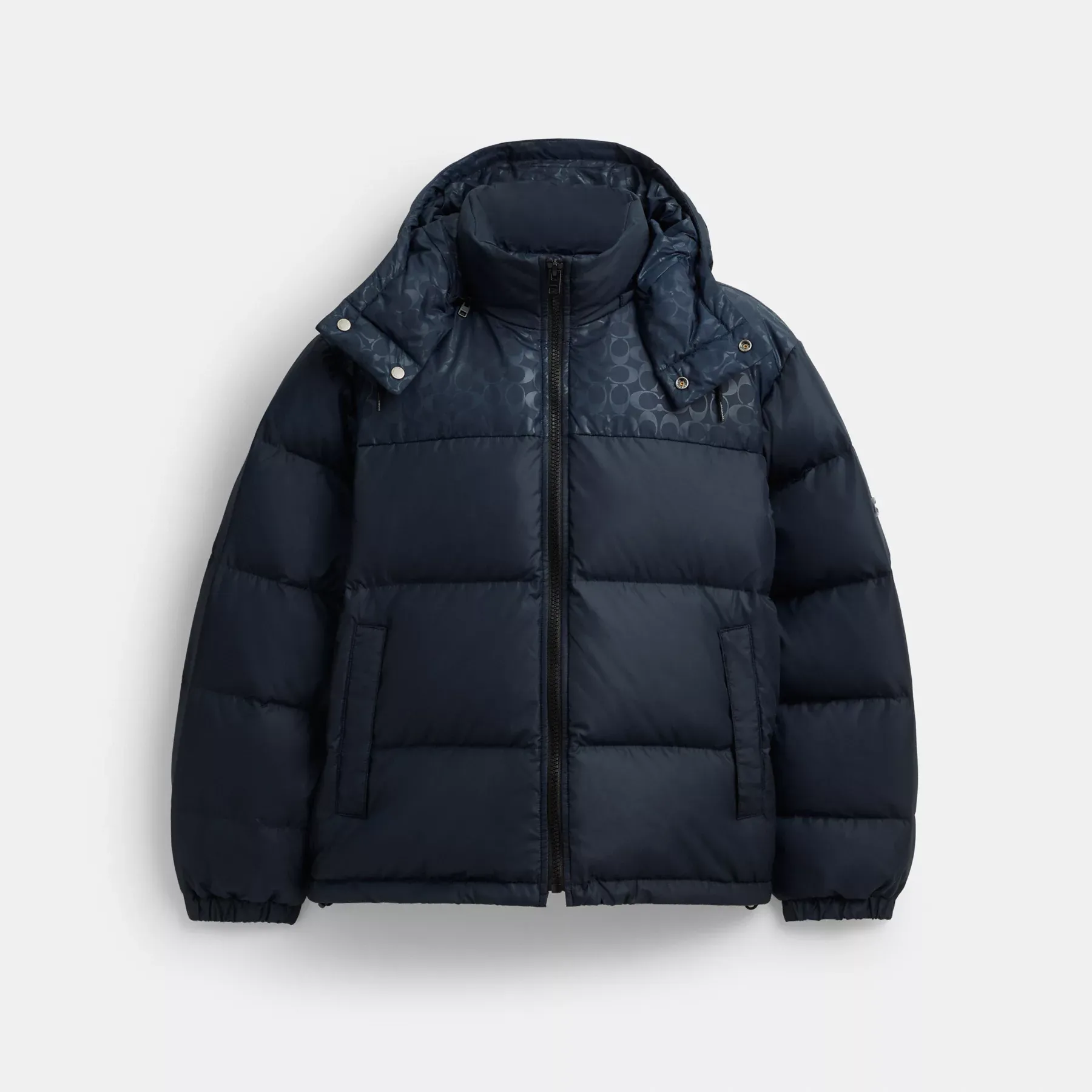 Down Puffer Jacket In Recycled Polyester