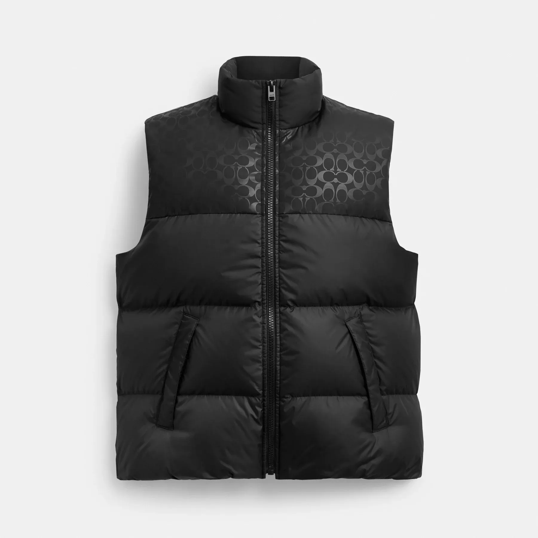 Down Puffer Vest In Recycled Polyester