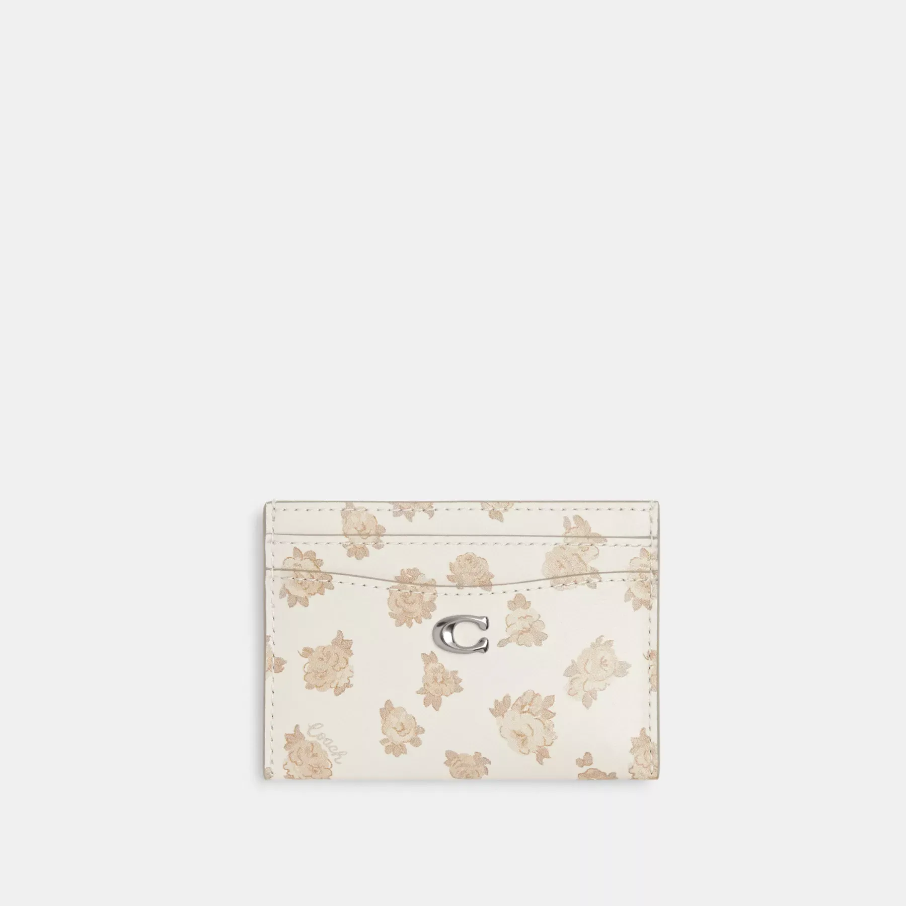 Essential Card Case With Floral Print