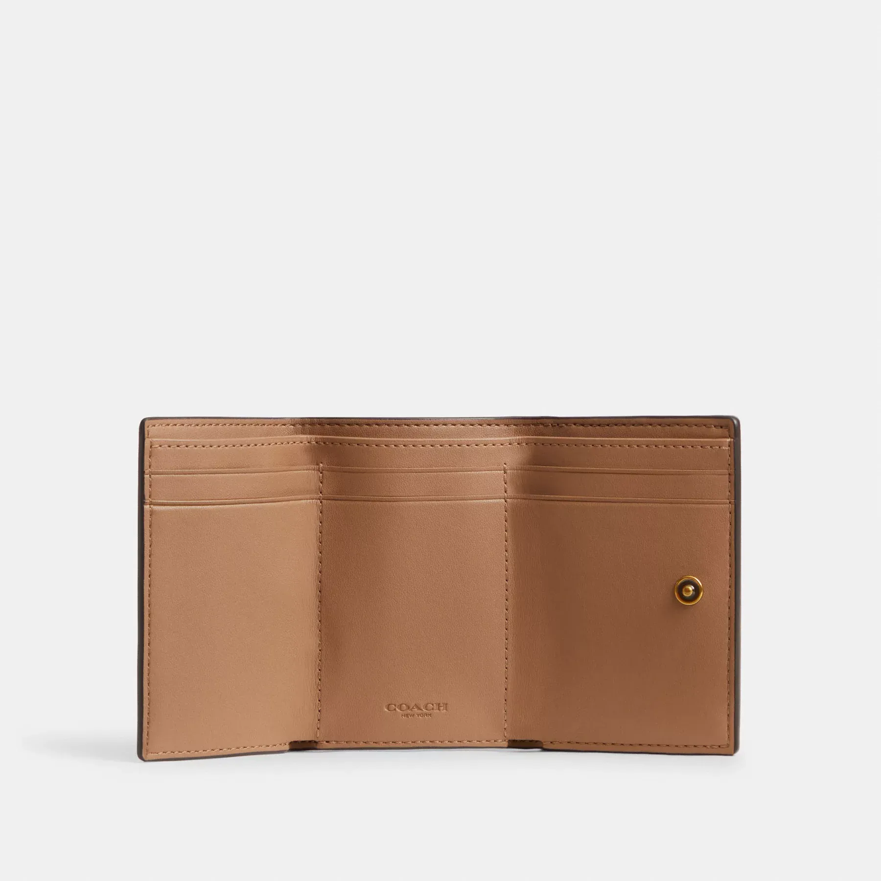 Essential Mini Trifold Wallet With Horse And Carriage Print