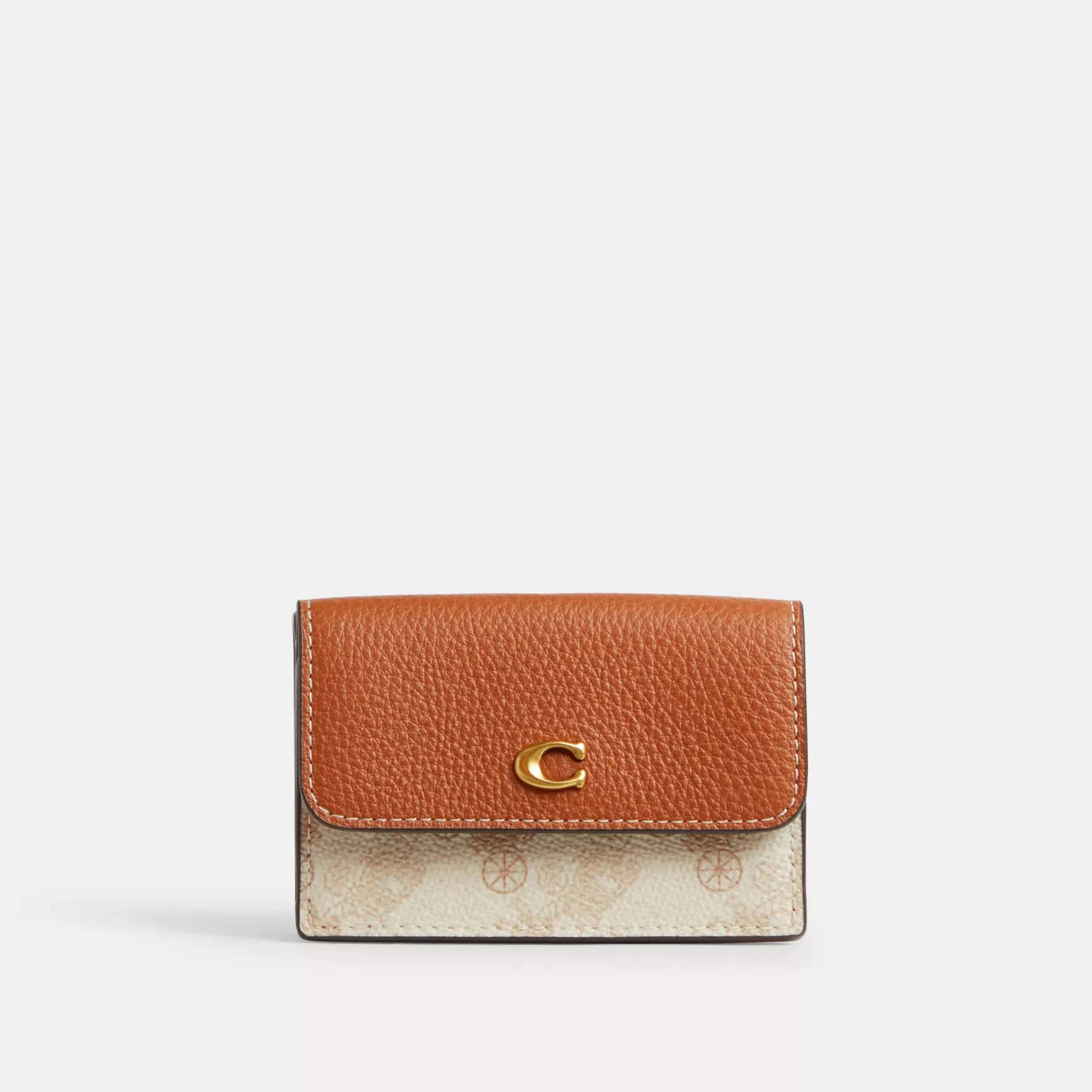 Essential Mini Trifold Wallet With Horse And Carriage Print