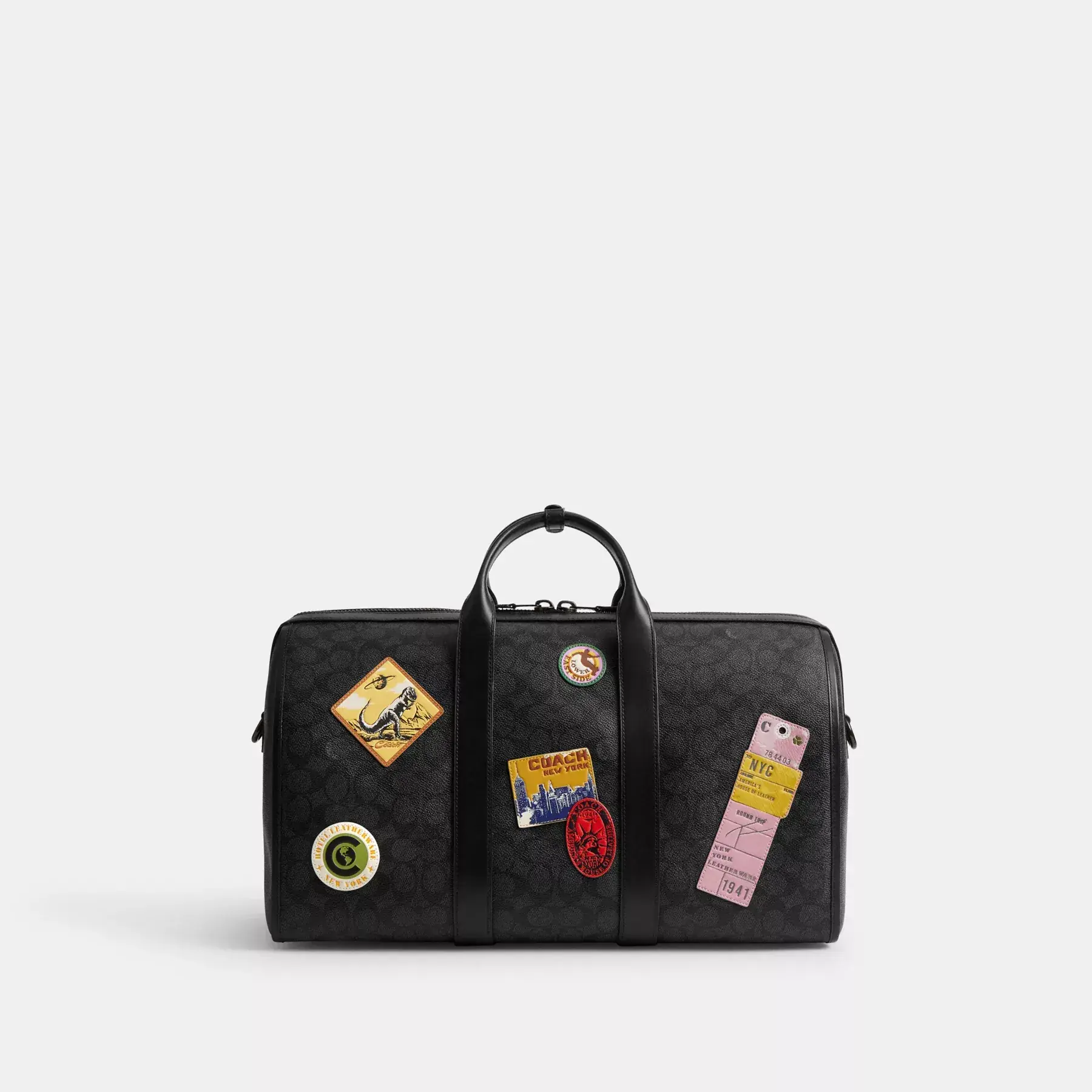 Gotham Duffle Bag 45 In Signature Canvas With Patches Gotham Duffle Bag 45 In Signature Canvas With Patches