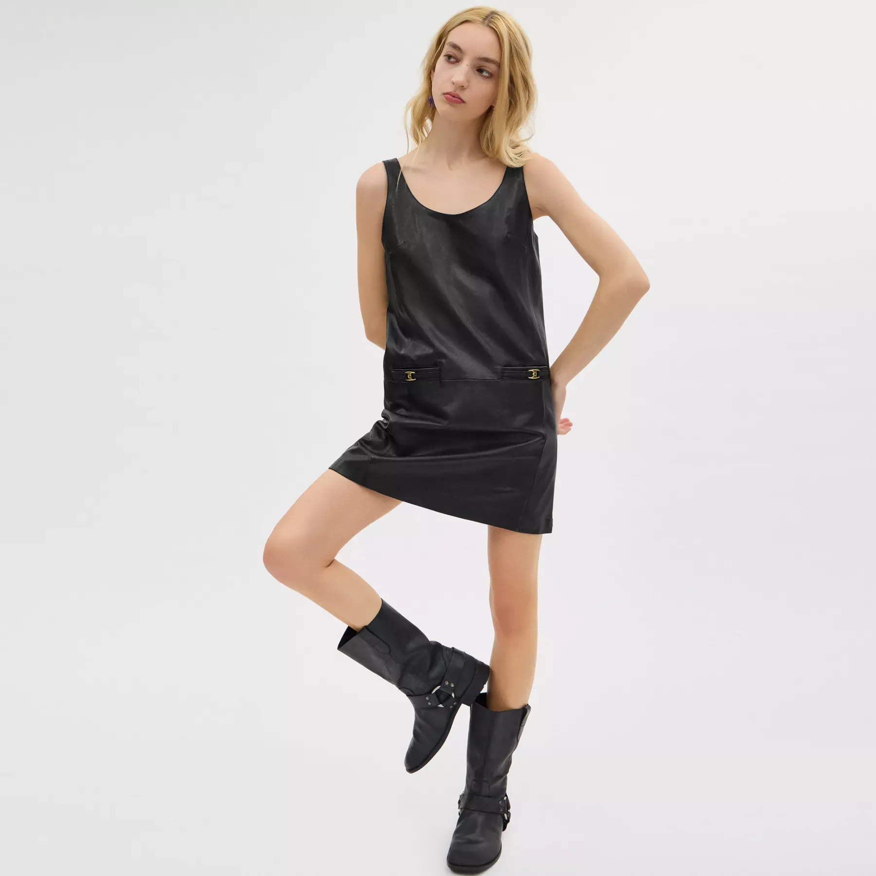 Heritage C Leather Dress