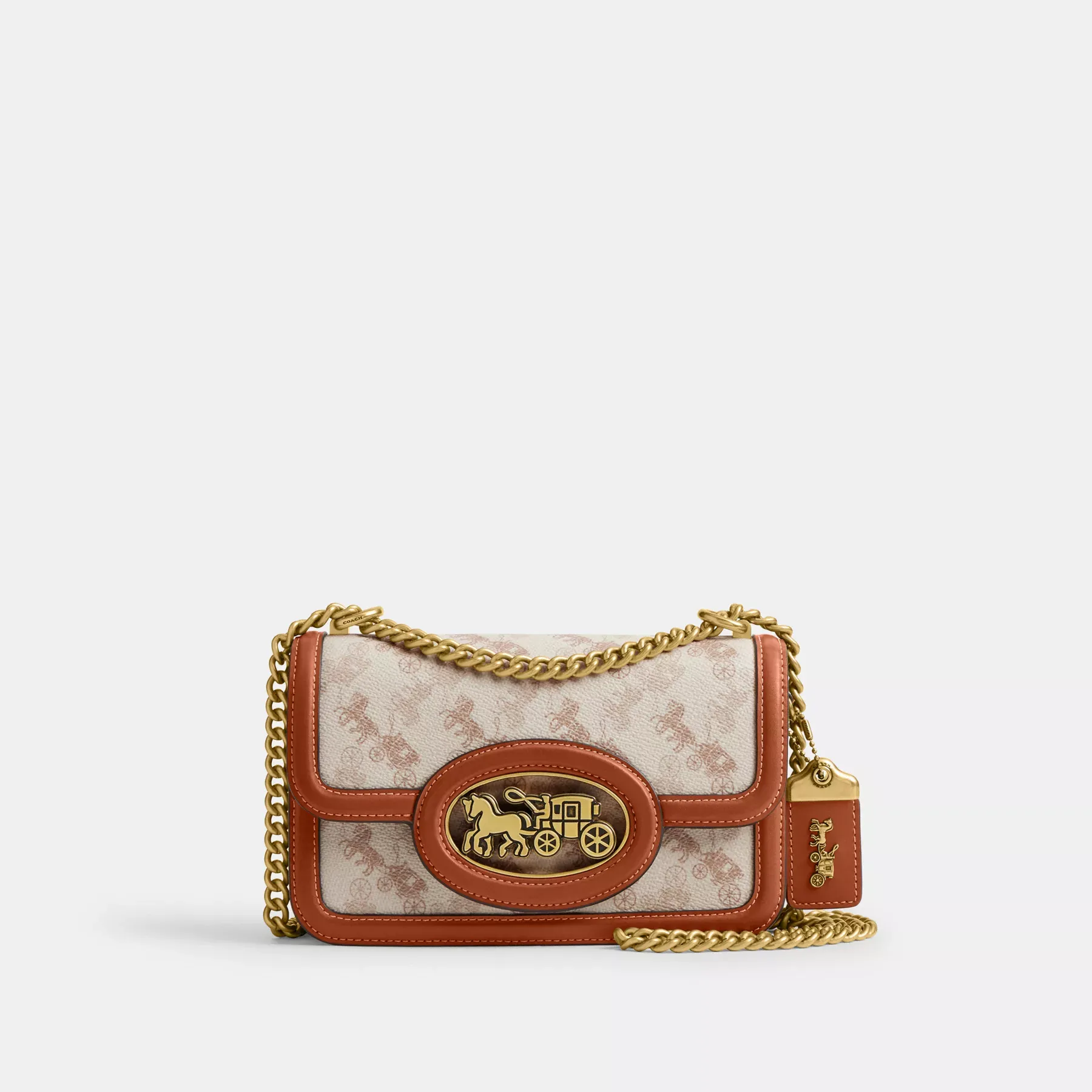 Hero Shoulder Bag With Horse And Carriage Print