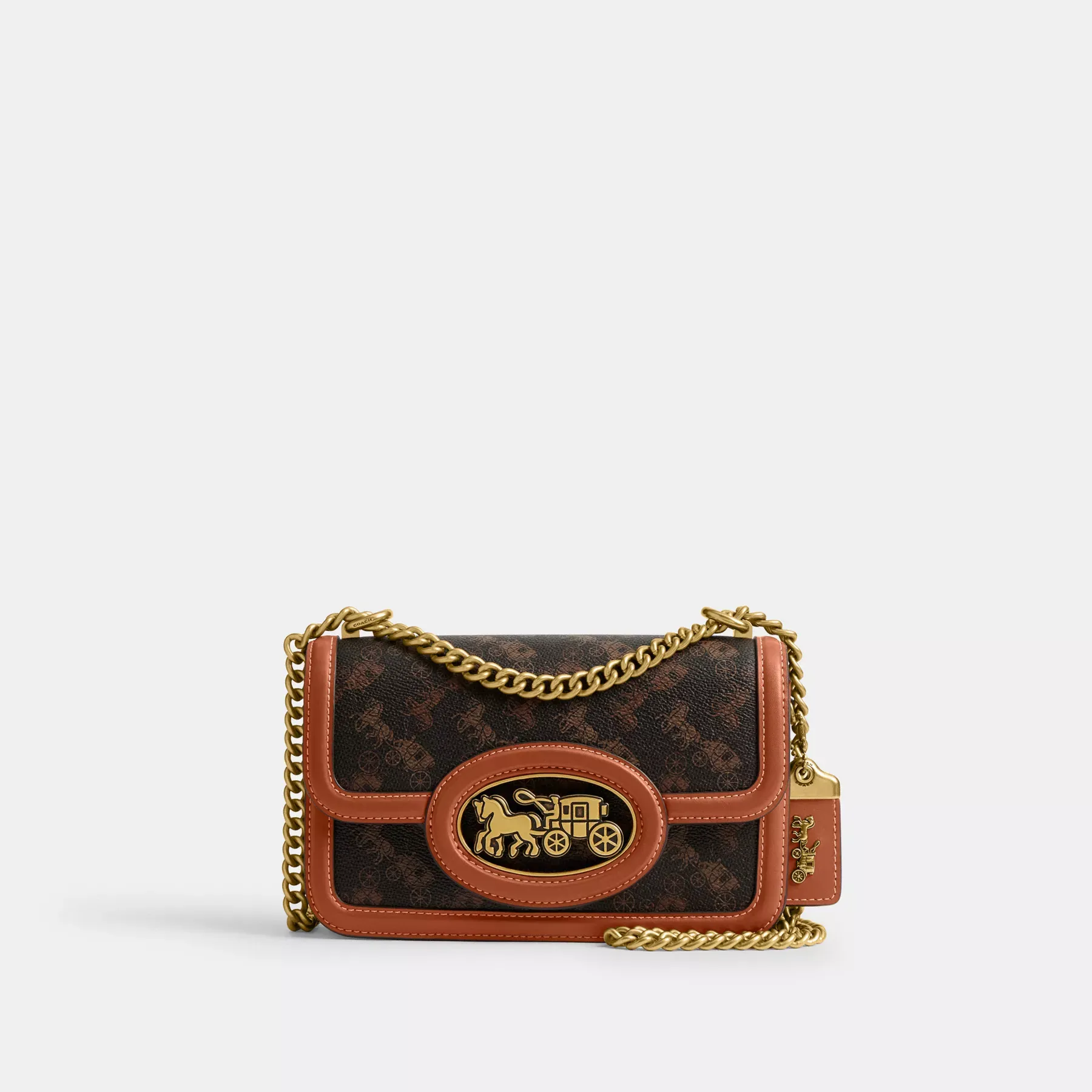 Hero Shoulder Bag With Horse And Carriage Print