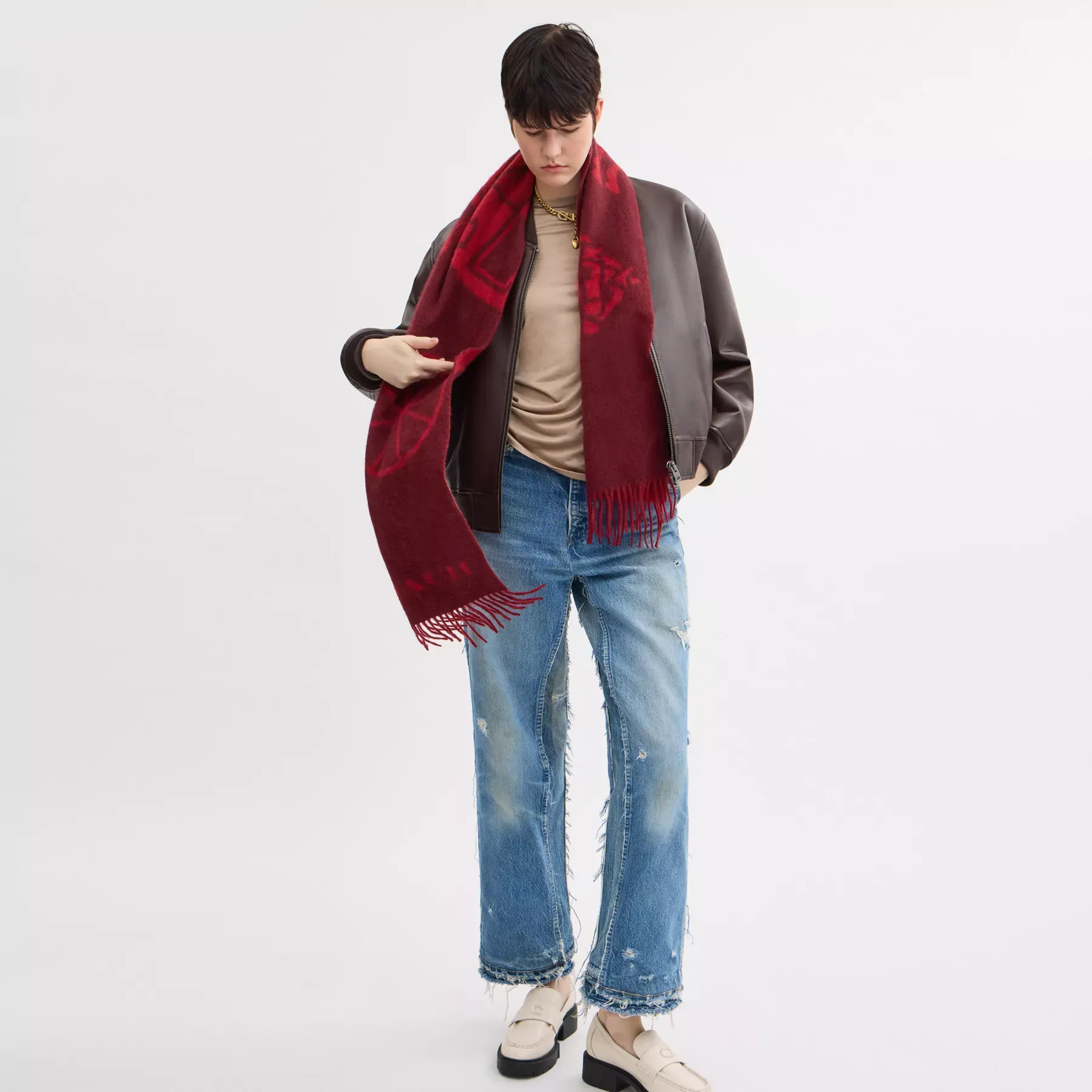 Horse And Carriage Cashmere Muffler