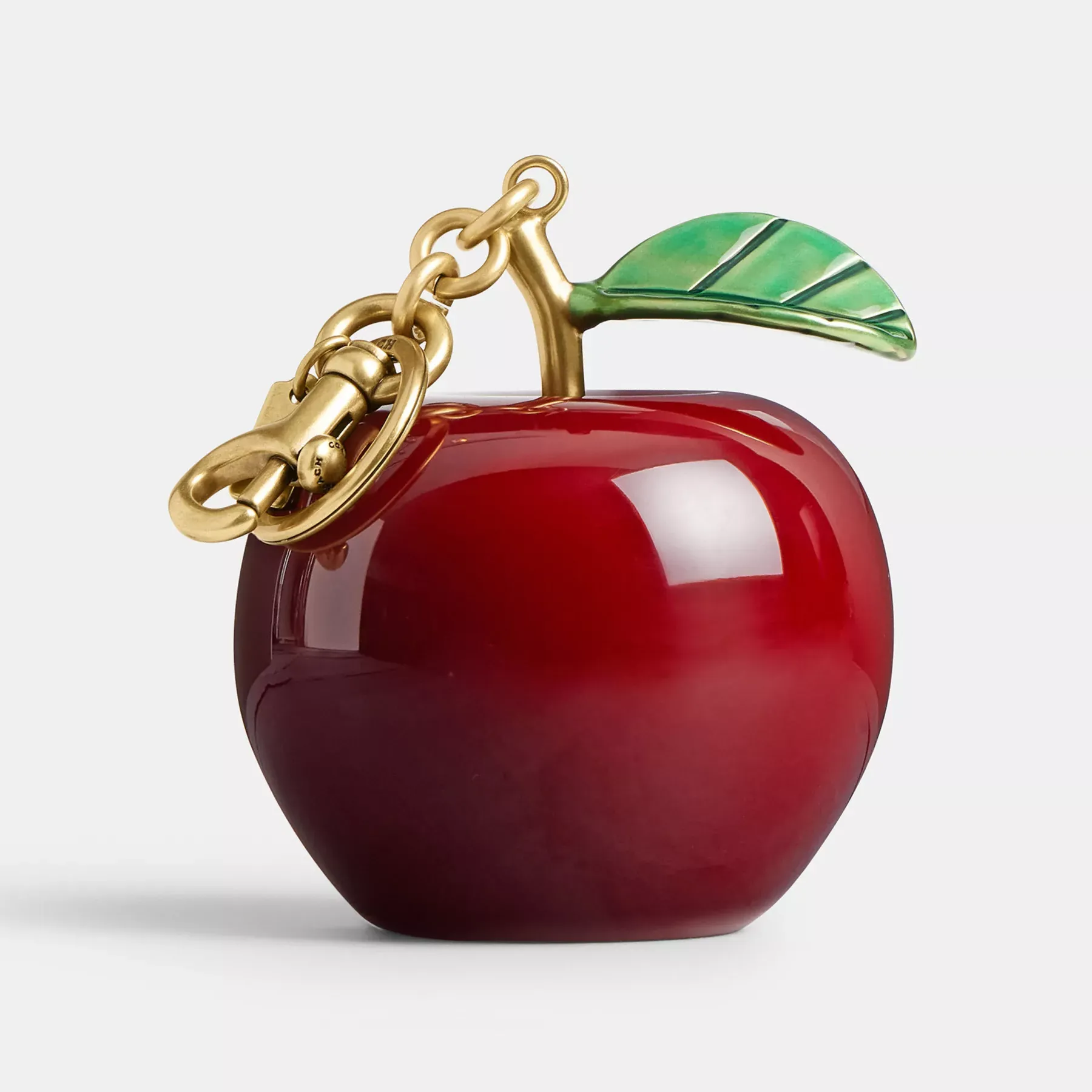 Large Apple Bag Charm