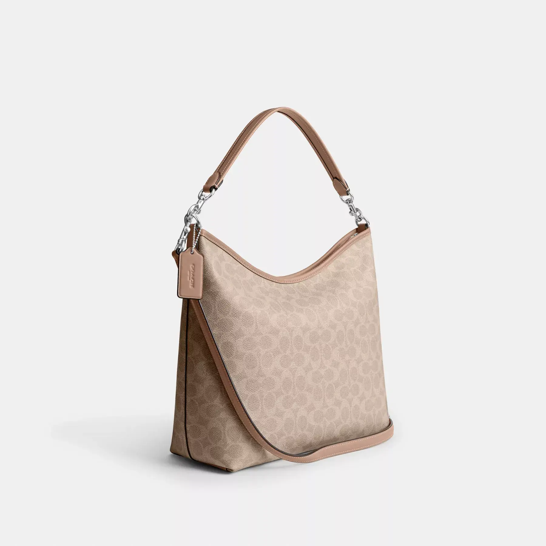 Laurel Large Shoulder Bag In Signature Canvas