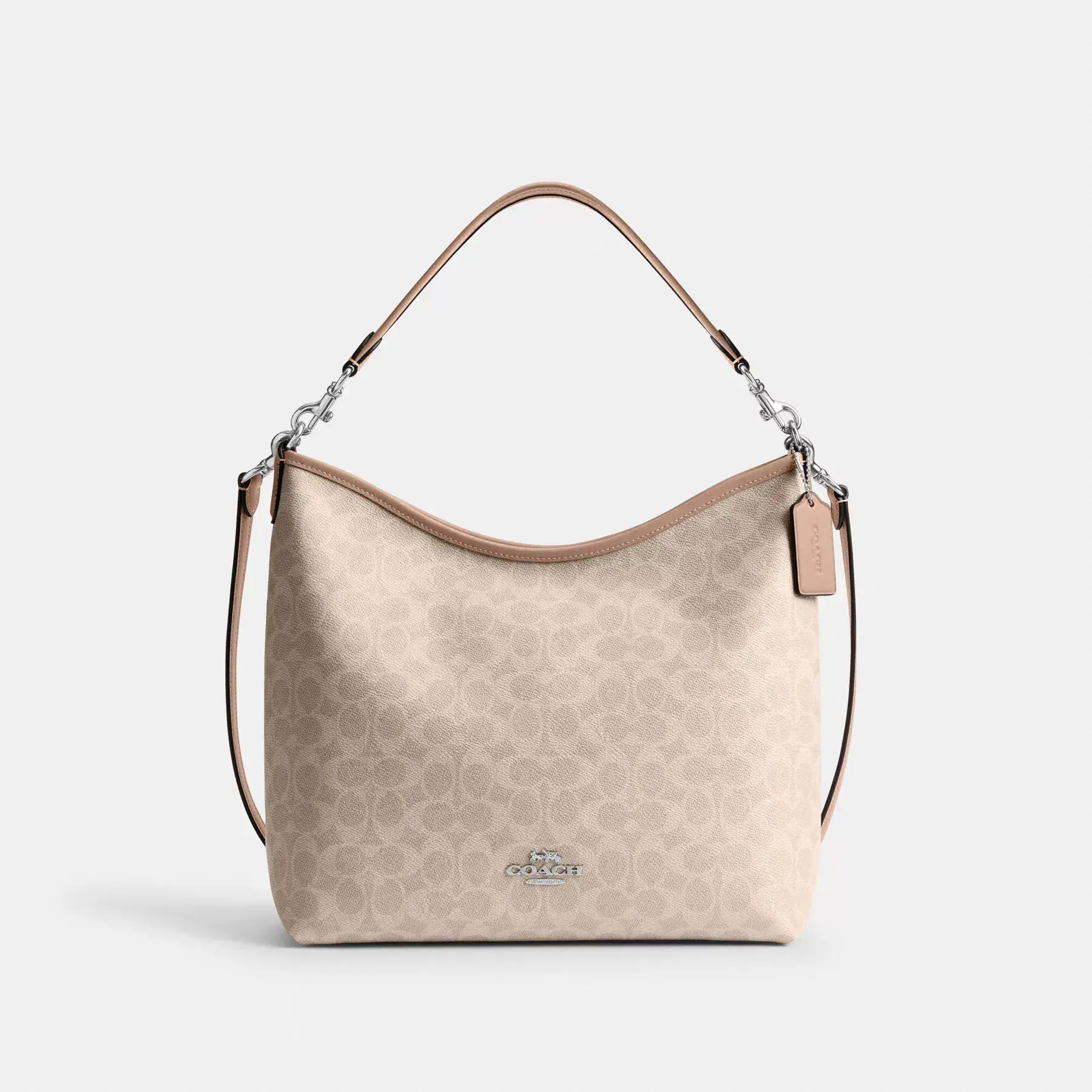 Laurel Large Shoulder Bag In Signature Canvas