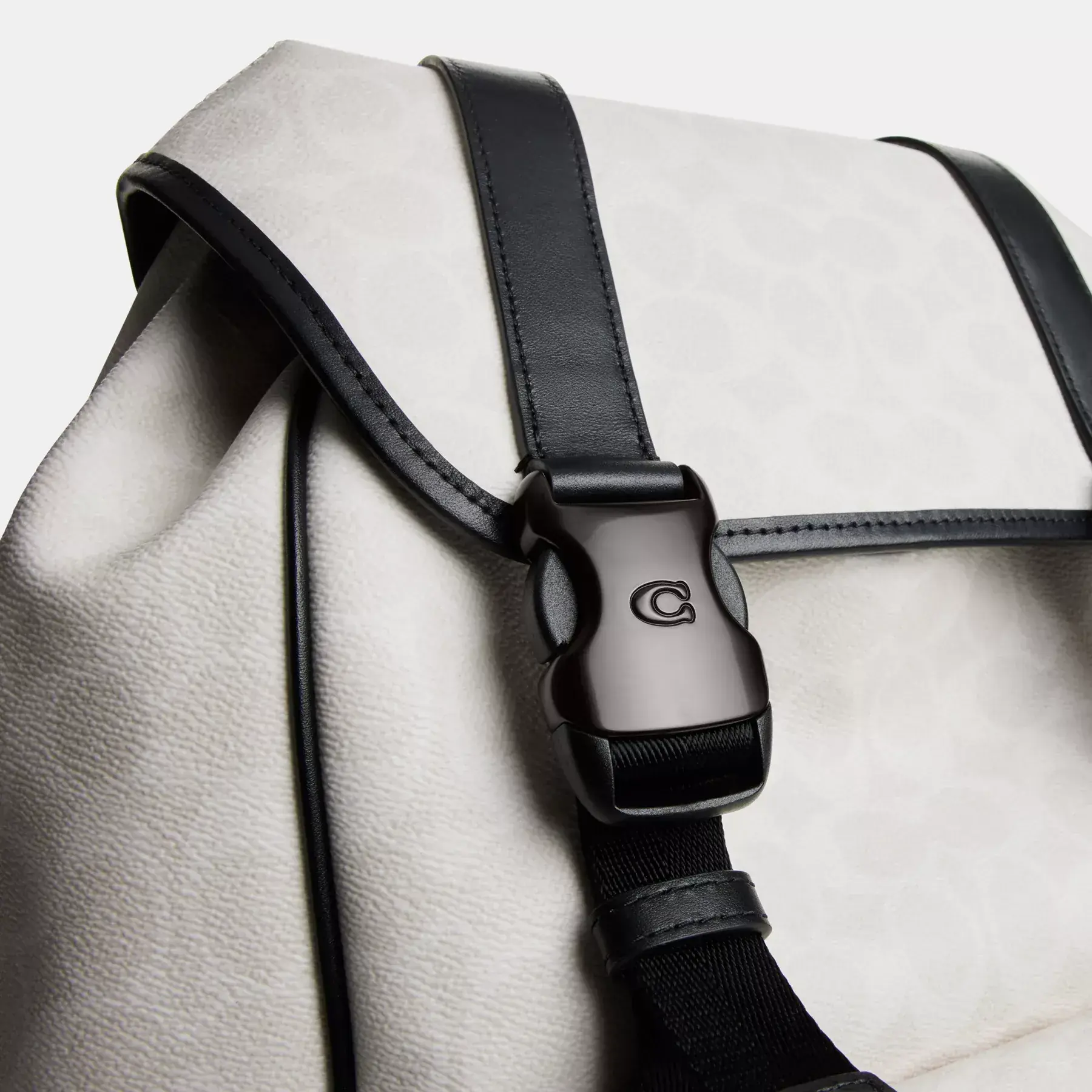 League Flap Backpack In Signature Canvas League Flap Backpack In Signature Canvas