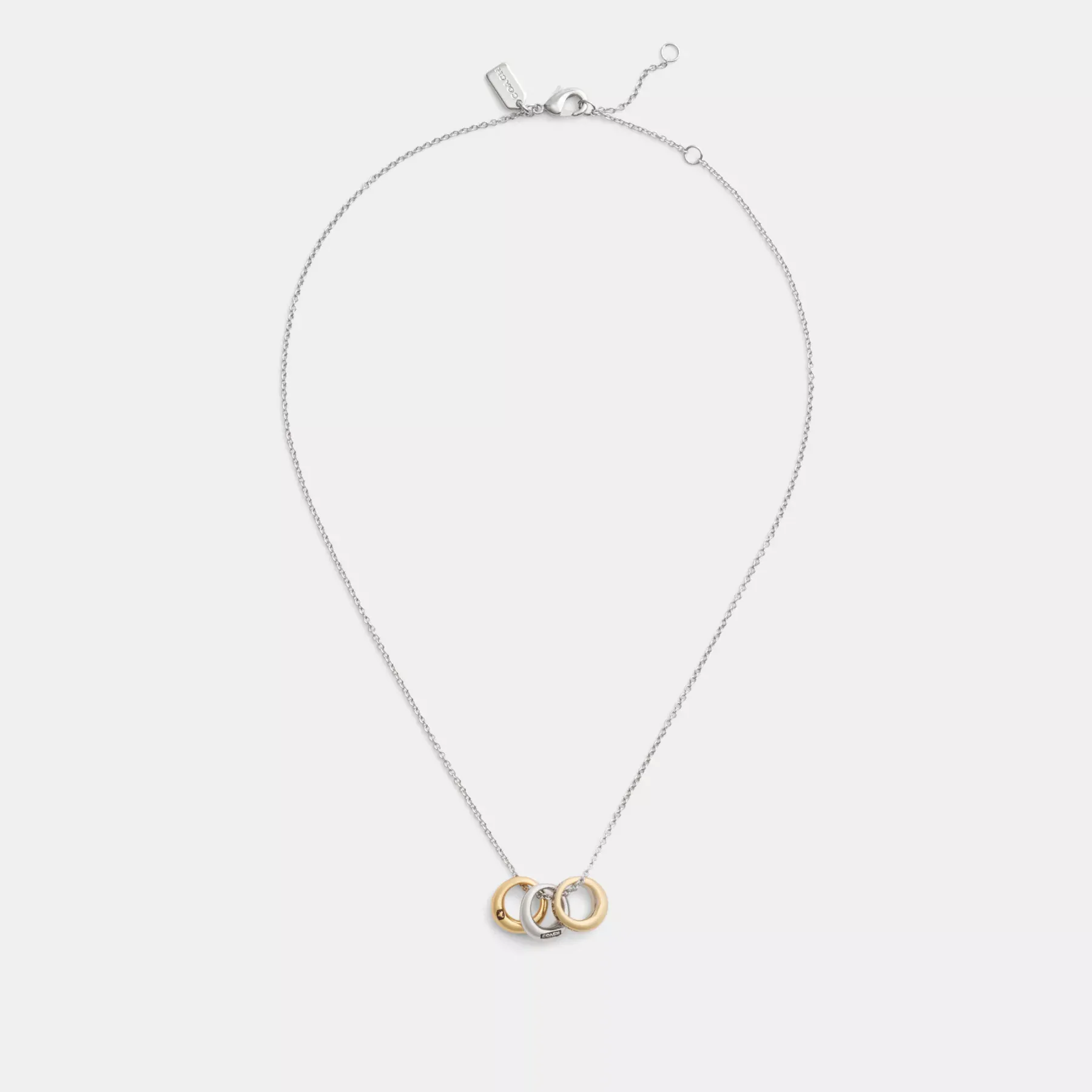 Mixed Metals Rondell Necklace