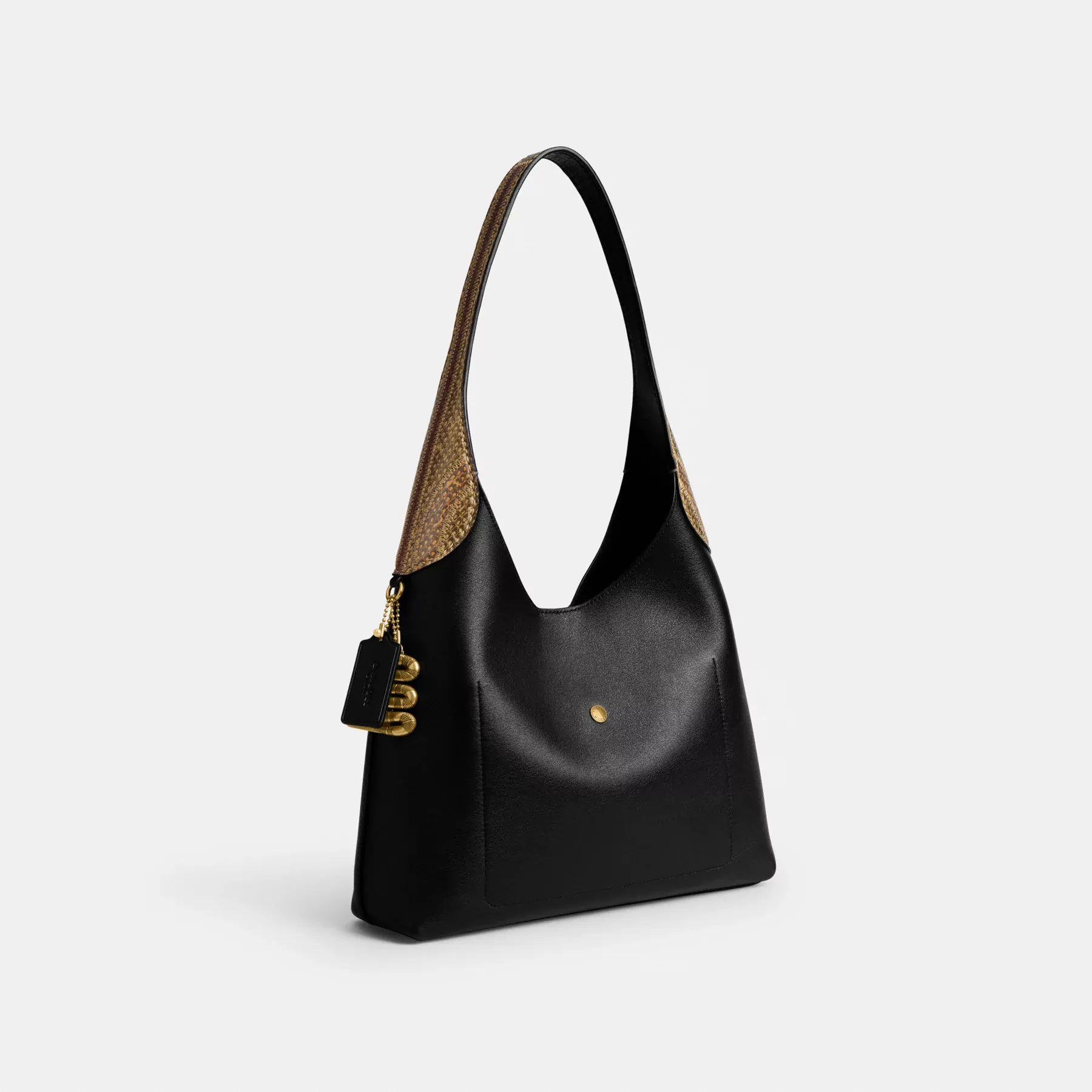 New Year Brooklyn Shoulder Bag 28 With Snakeskin Detail