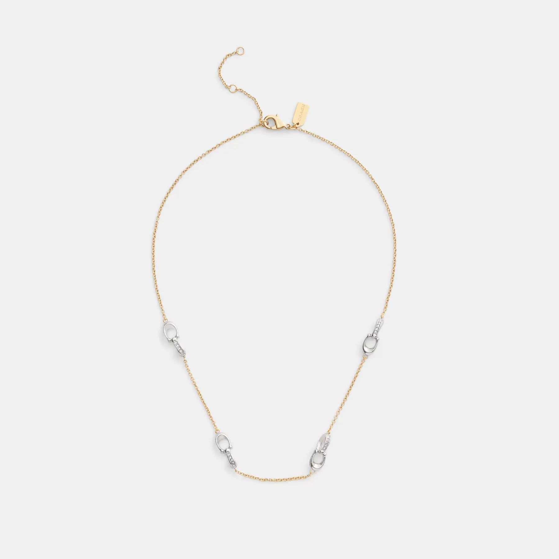 Pavé Signature Chain Necklace