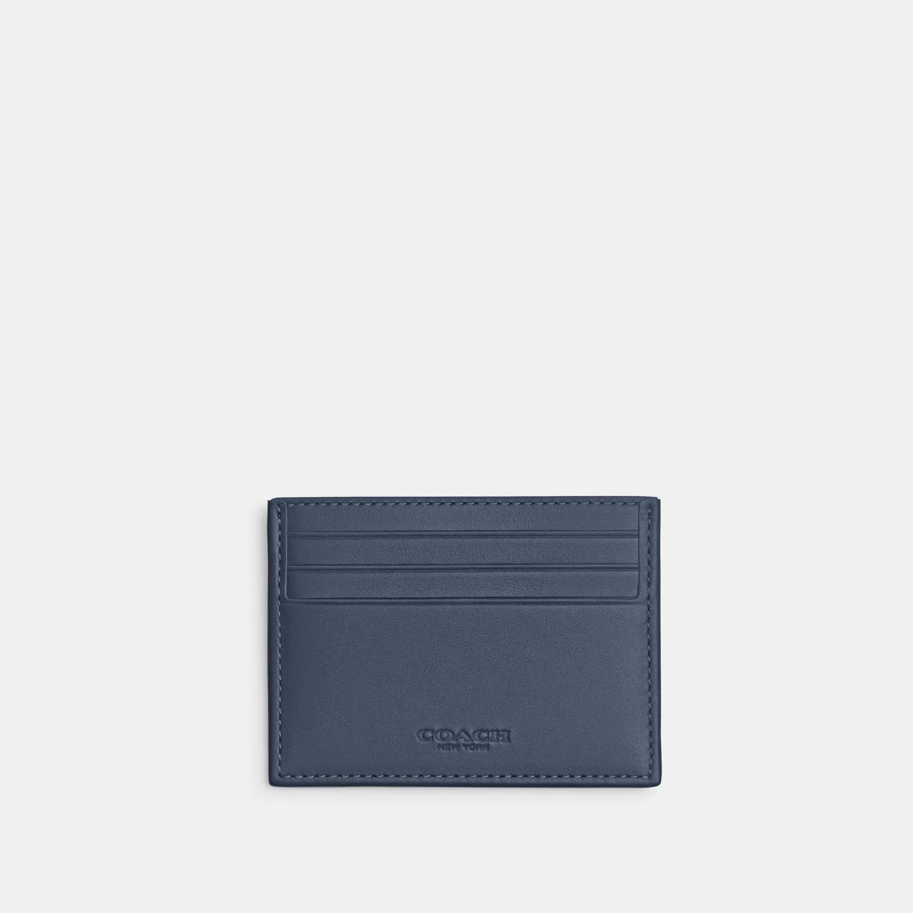 Refined Card Case In Signature Canvas Jacquard