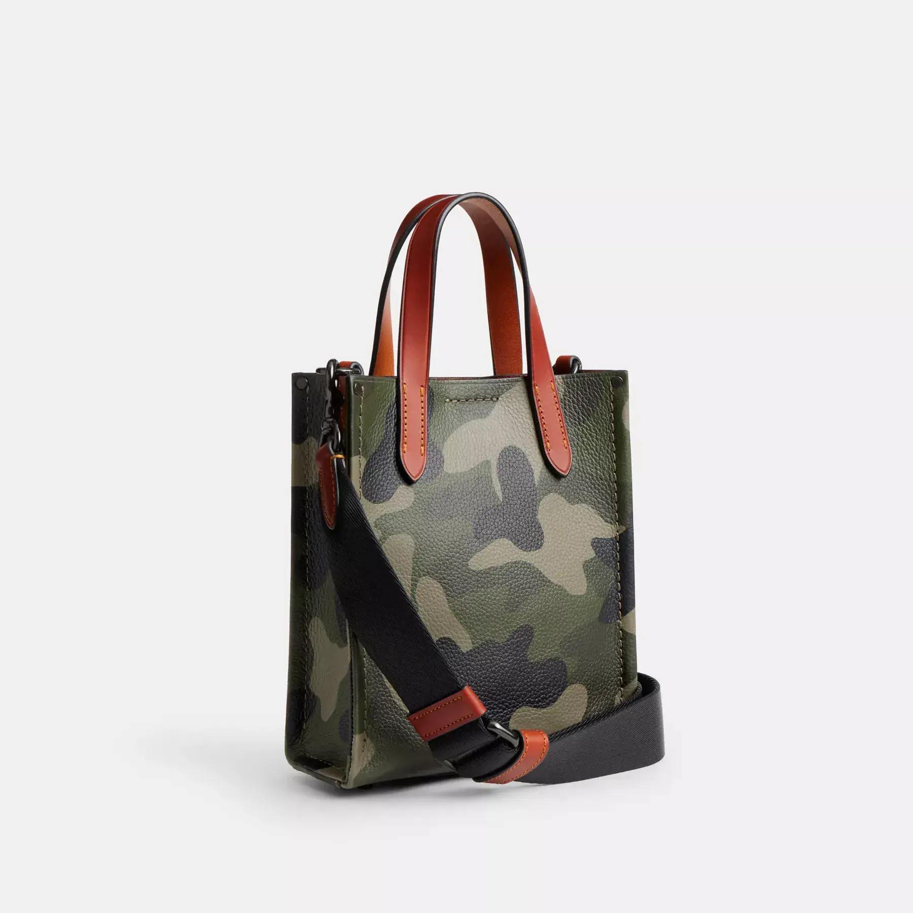 Relay Tote Bag 17 With Camo Print And Coach Graphic
