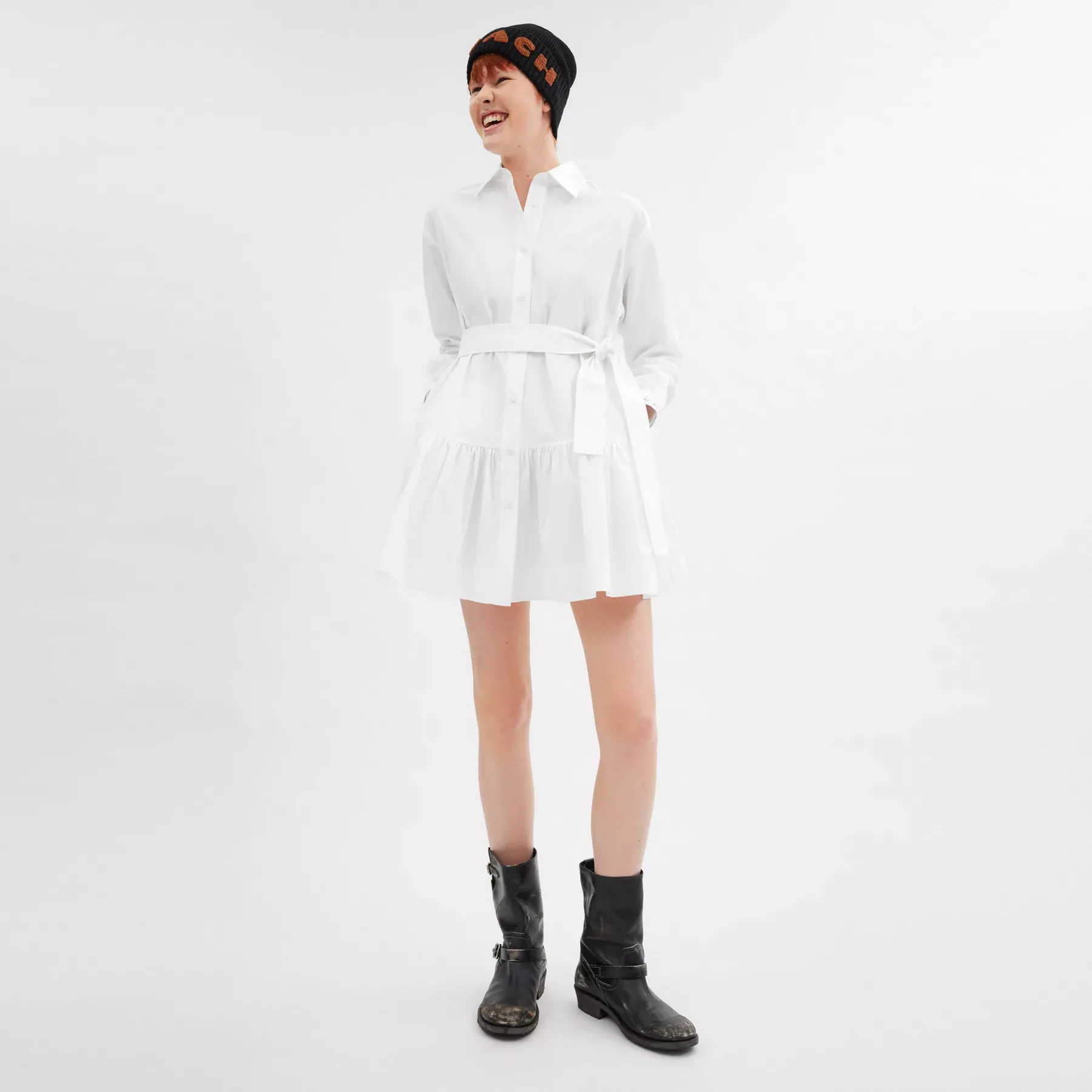 Shirt Dress In Organic Cotton