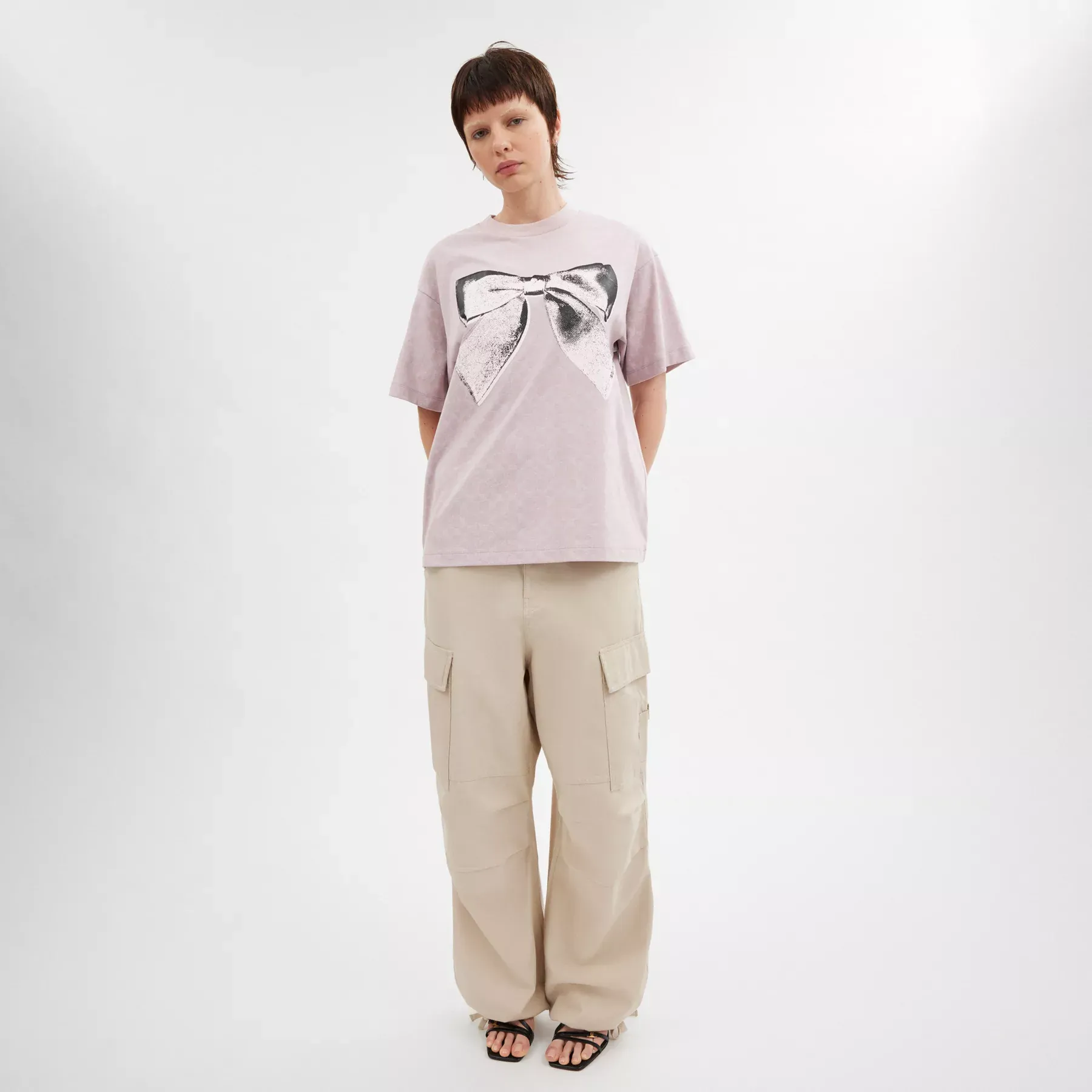 Signature Bow T-Shirt In Organic Cotton