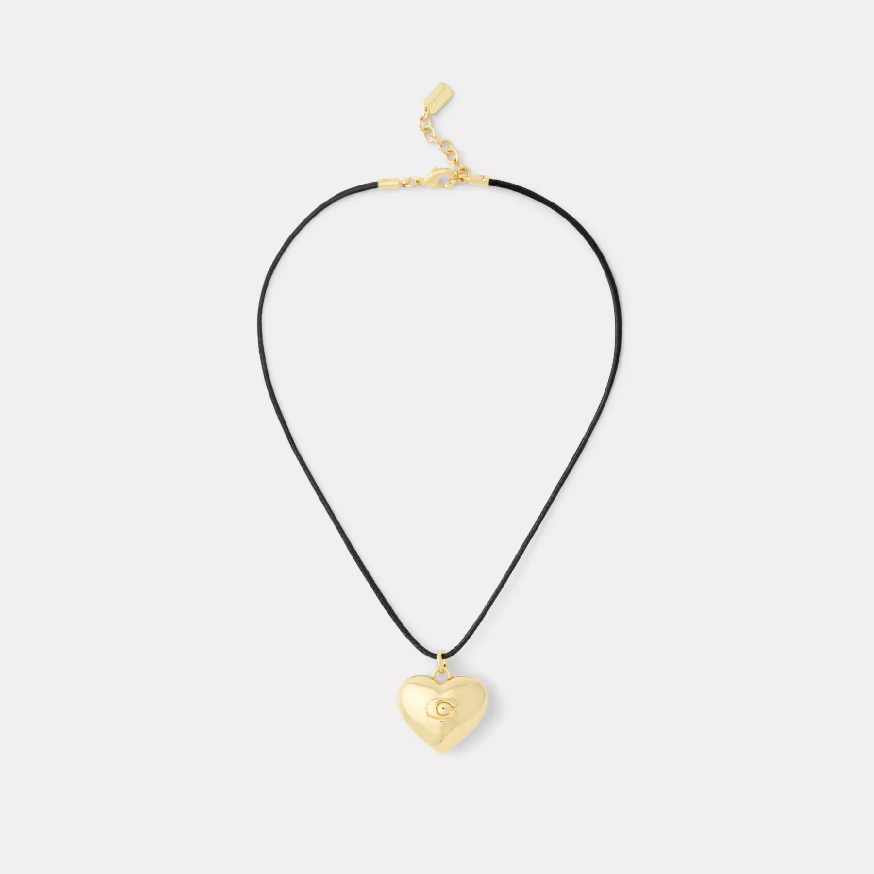 Signature Heart Pendant Cord Necklace