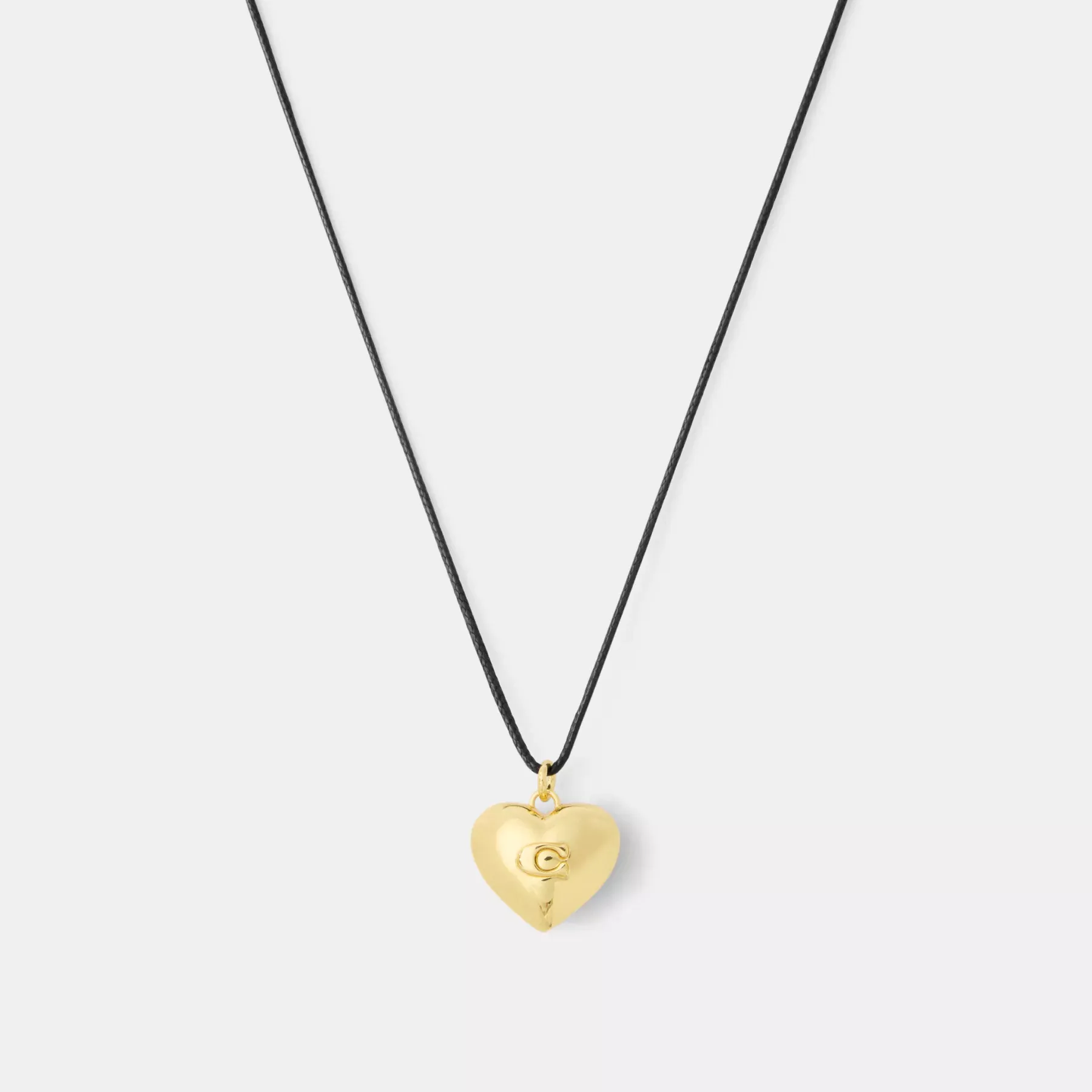 Signature Heart Pendant Cord Necklace