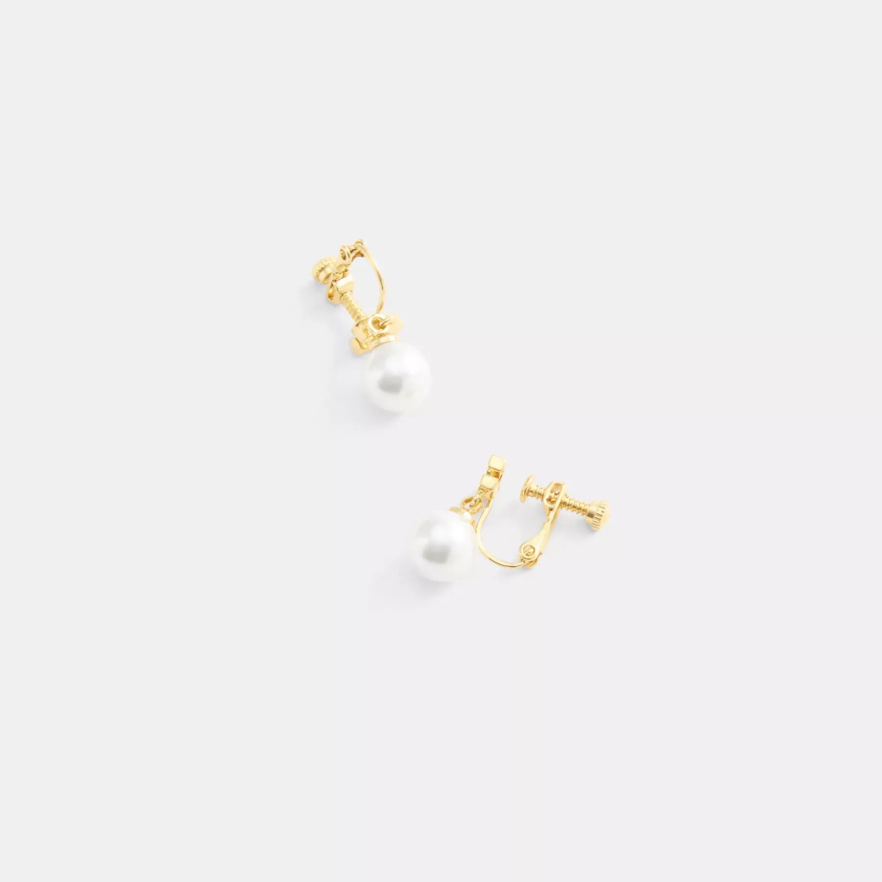 Signature Pearl Drop Clip-On Earrings