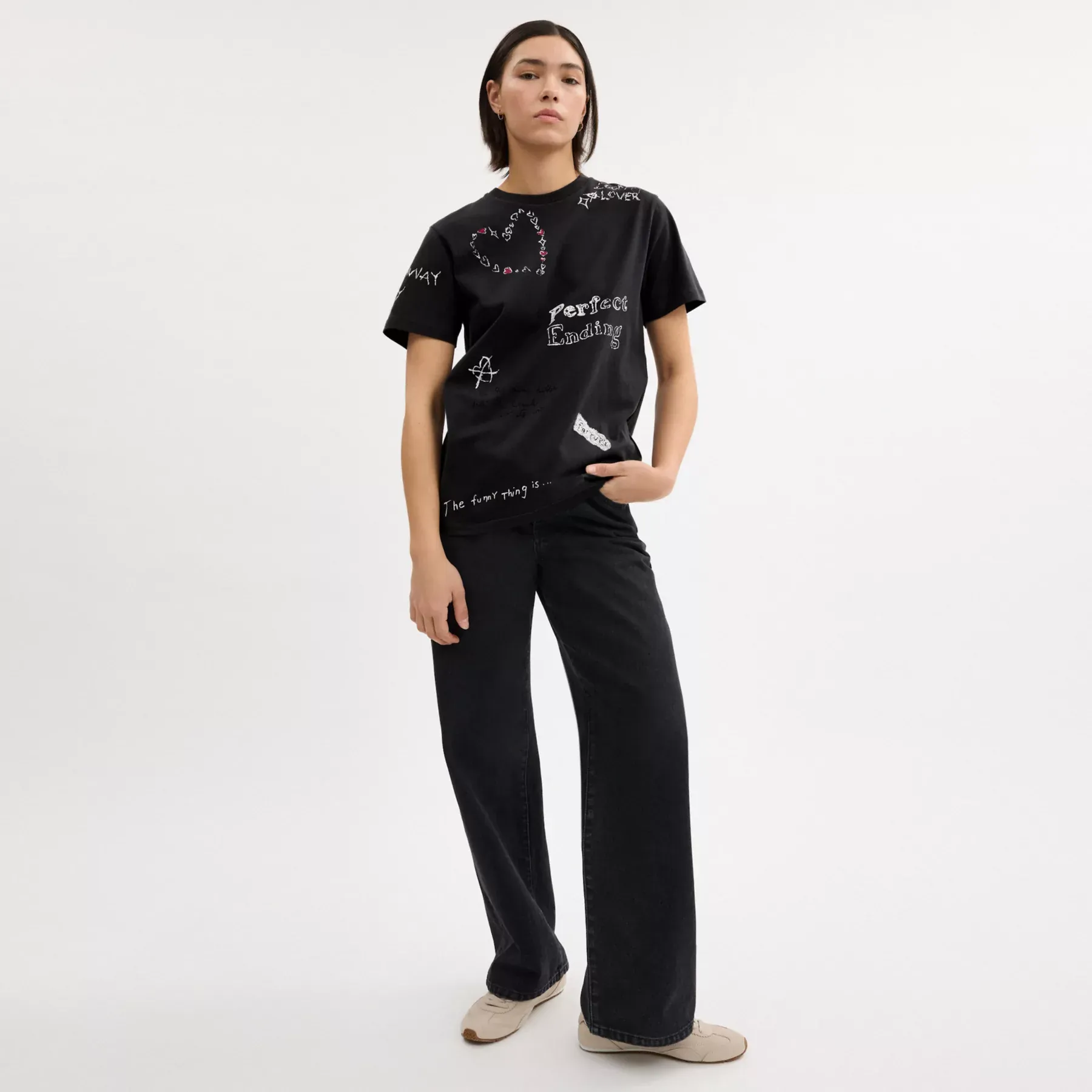 Sketch Print T-Shirt