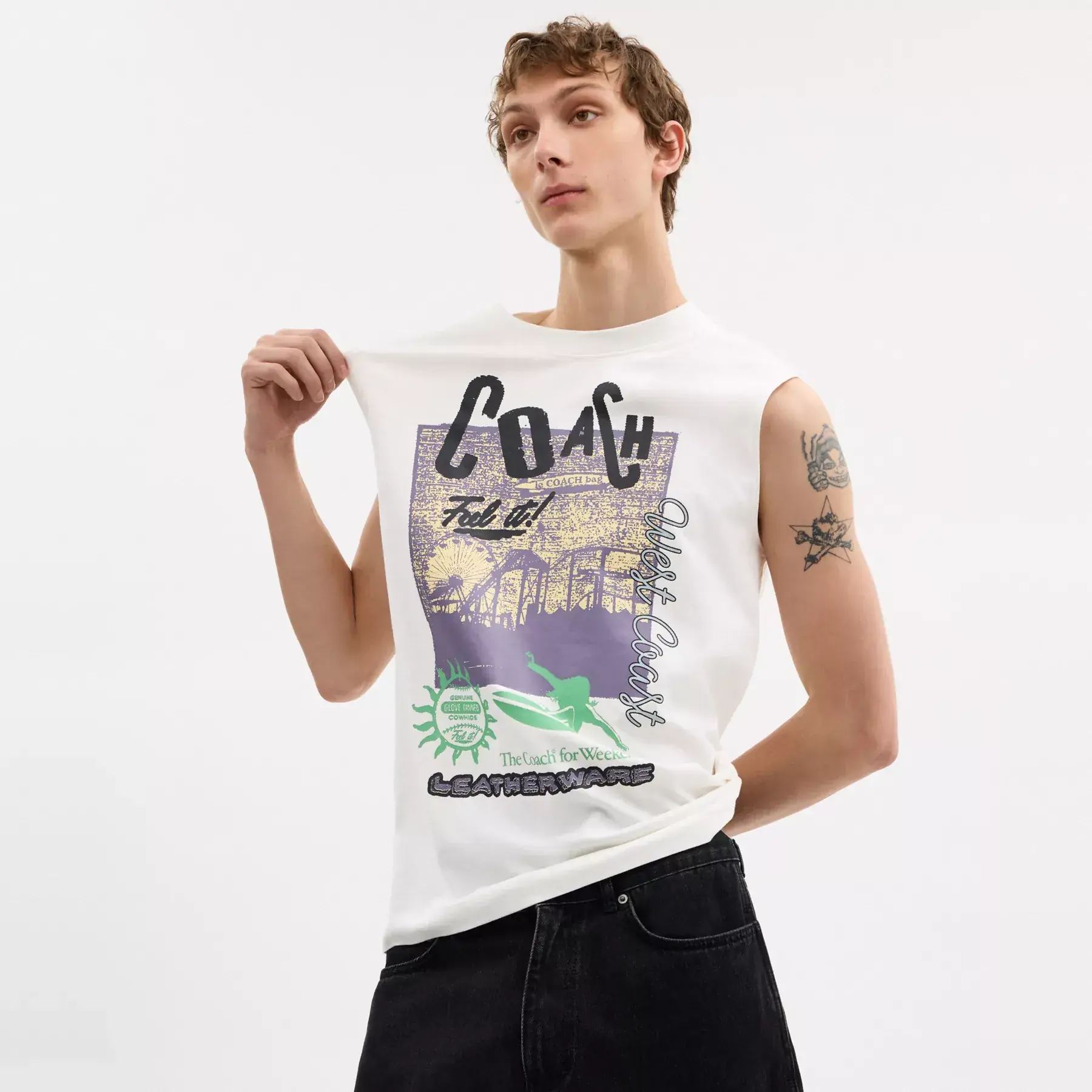 Sleeveless Graphic T-Shirt
