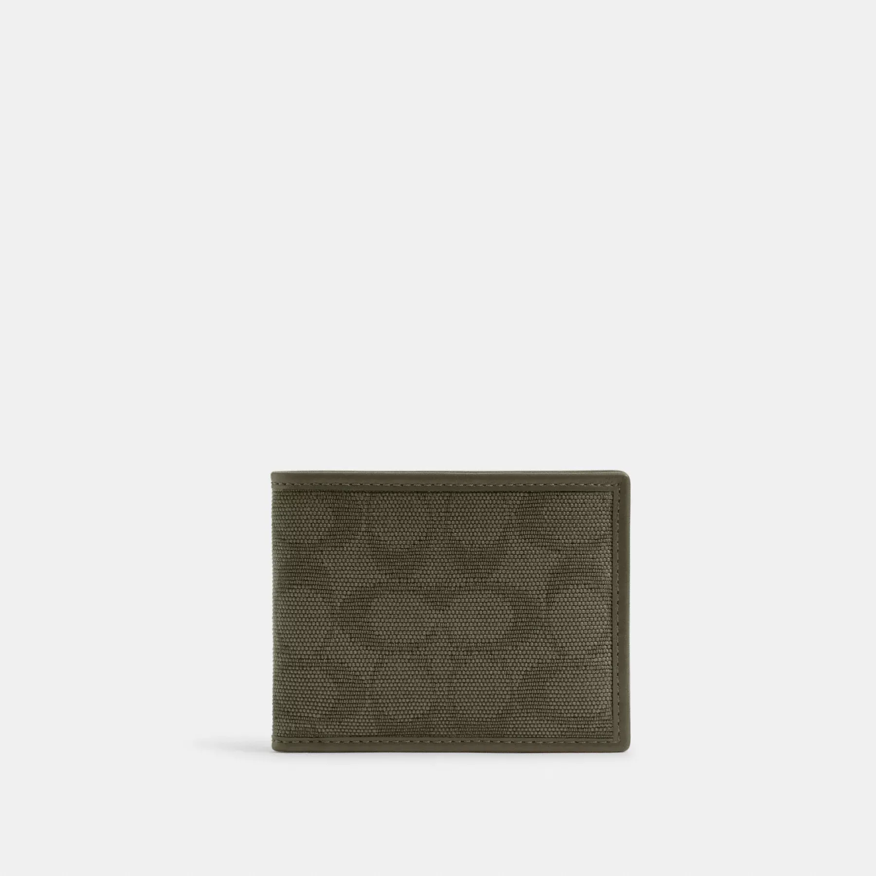 Slim Billfold Wallet In Signature Canvas Jacquard