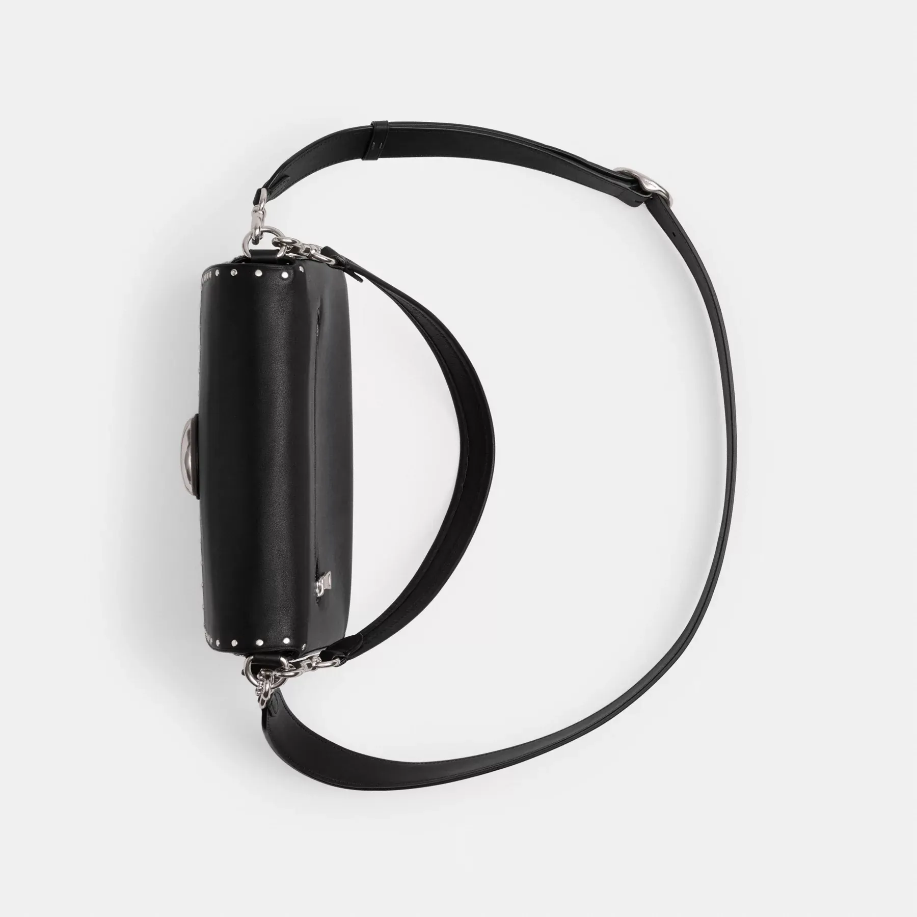 Soft Tabby Shoulder Bag With Rivets Soft Tabby Shoulder Bag With Rivets