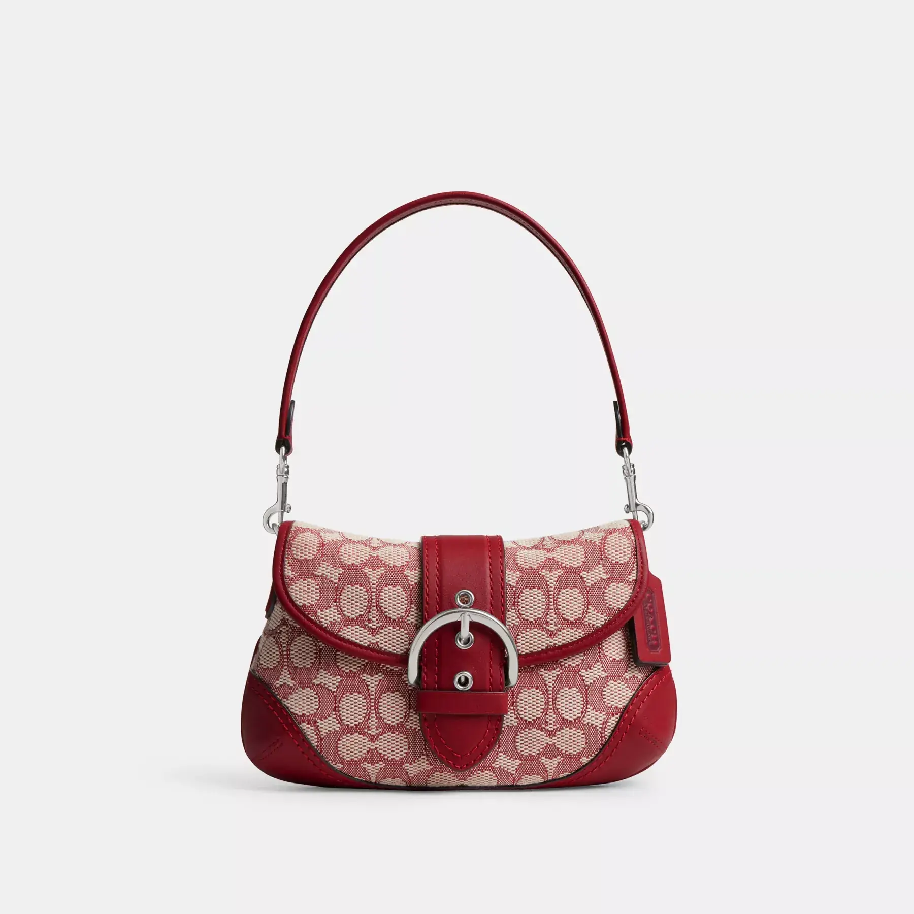 Soho Flap Bag In Signature Textile Jacquard