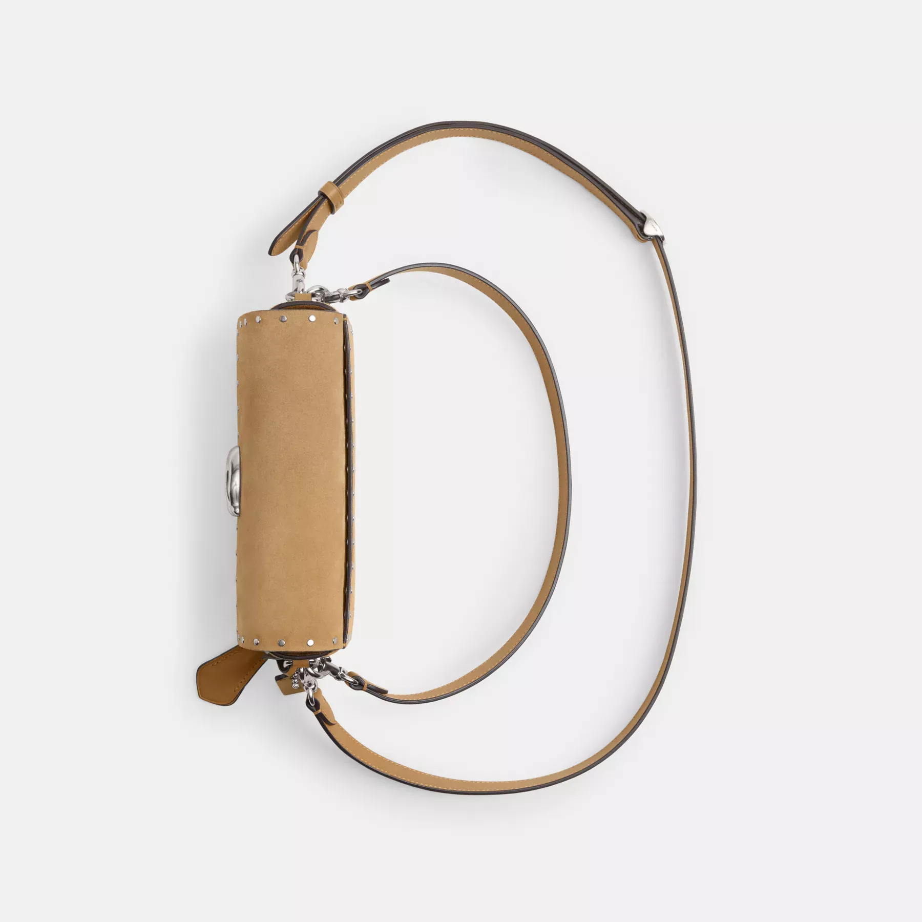 Studio Baguette Bag With Rivets