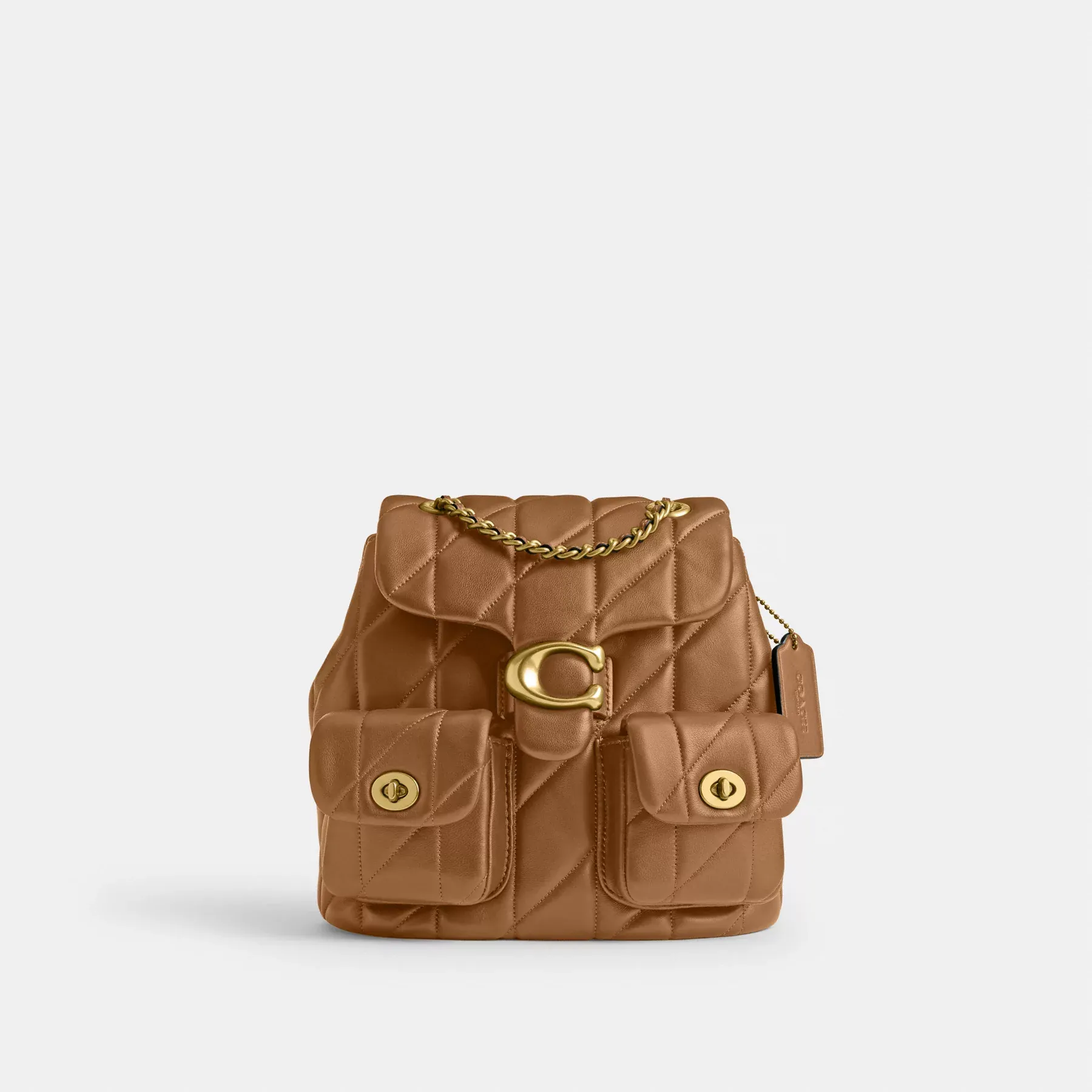 Tabby Backpack With Pillow Quilting